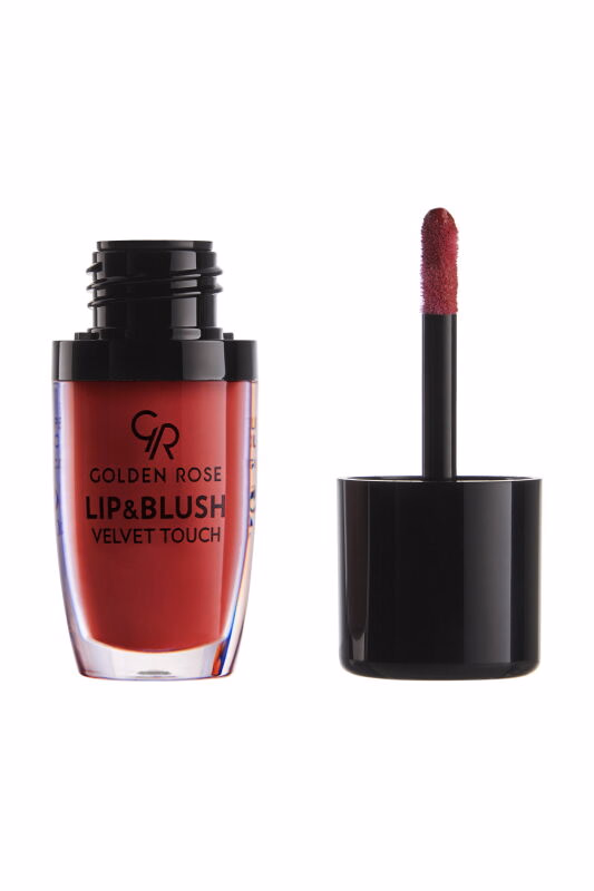 رژلب و رژگونه دوکاره شماره 06 لیپ اند بلاش LIP & BLUSH گلدن رز