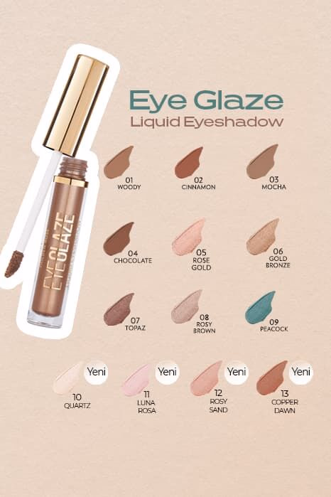 سایه چشم مایع Eye Glaze گلدن رز شماره 02