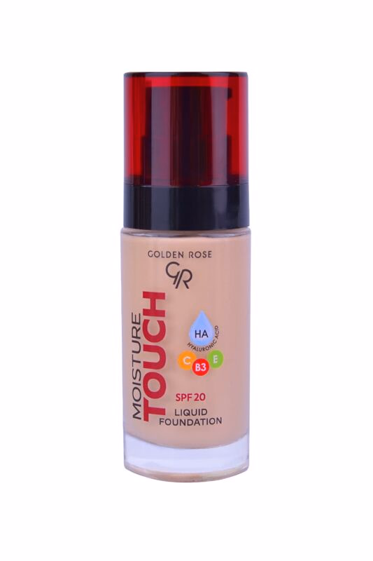 کرم پودر آبرسان گلدن رز مدل Moisture Touch با SPF20 حجم 30 میل شماره 102