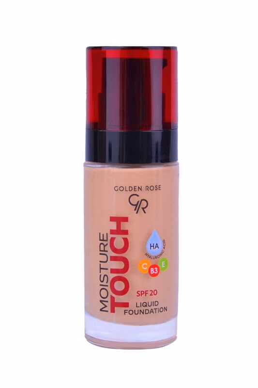 کرم پودر آبرسان گلدن رز مدل Moisture Touch با SPF20 حجم 30 میل شماره 104