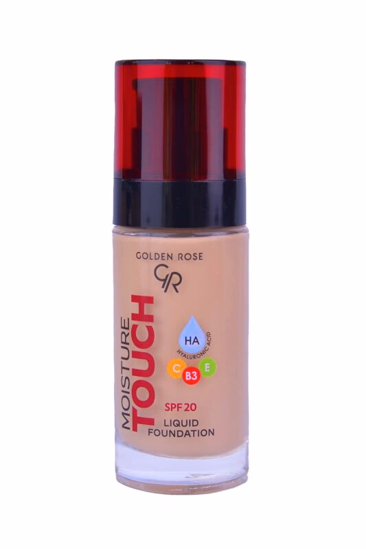 کرم پودر آبرسان گلدن رز مدل Moisture Touch با SPF20 حجم 30 میل شماره 106