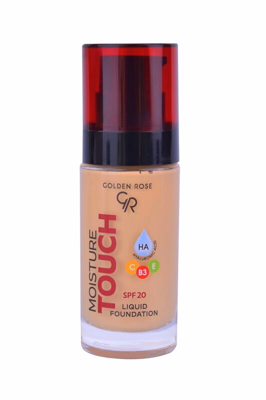 کرم پودر آبرسان گلدن رز مدل Moisture Touch با SPF20 حجم 30 میل شماره 107