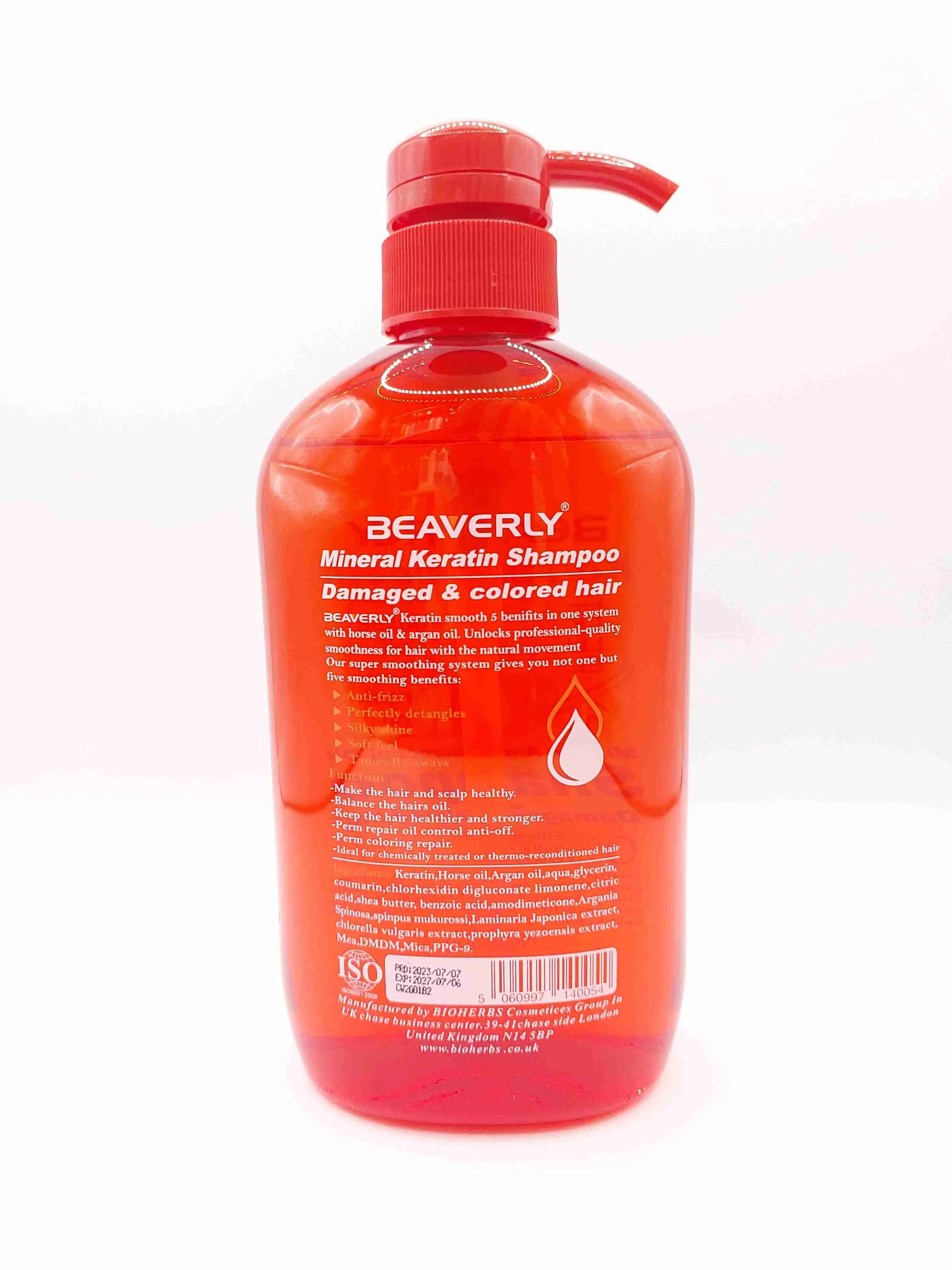 شامپو کراتین اسموث بیورلی با روغن آرگان و روغن اسب ( BEAVERLY )