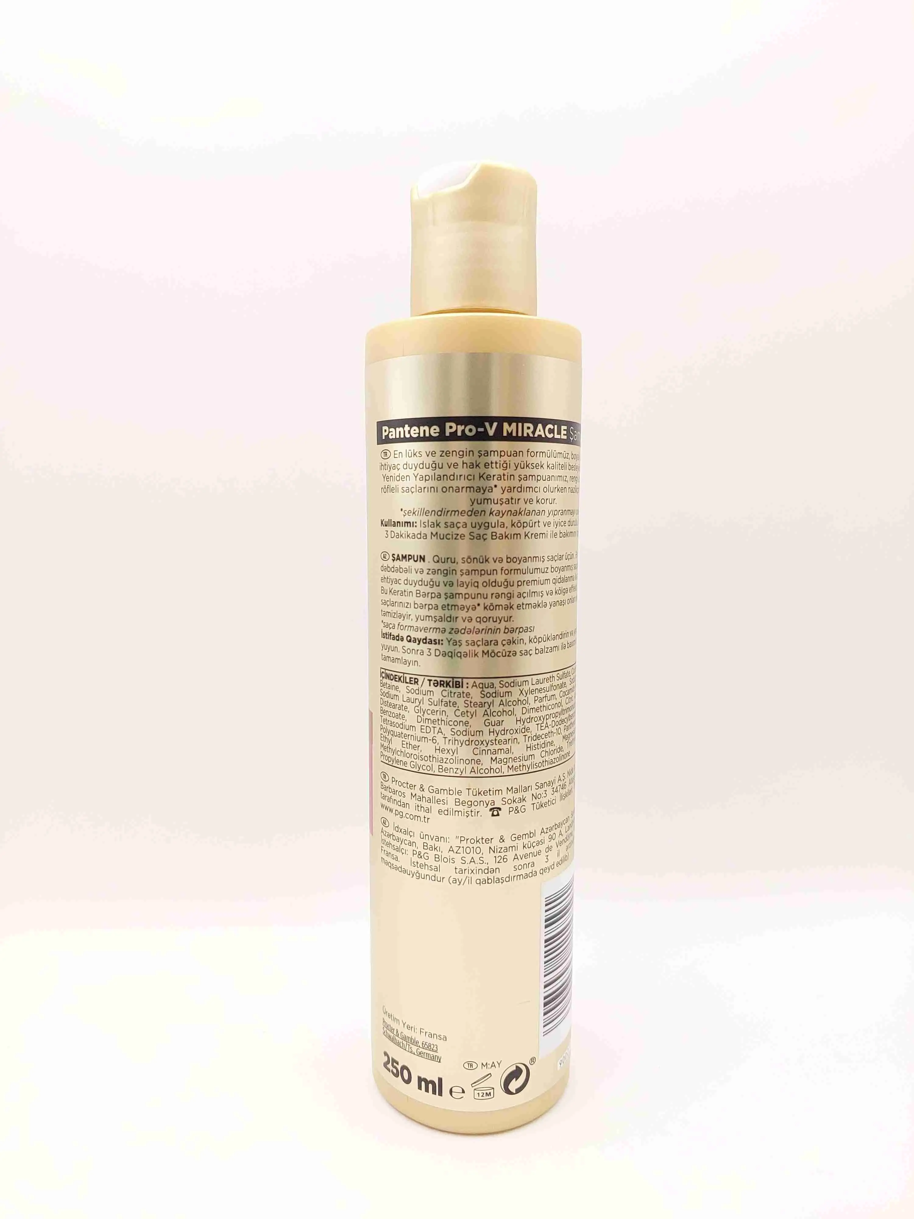 شامپو معجزه آسای پنتن پرو-وی با کراتین ( PANTENE ) 