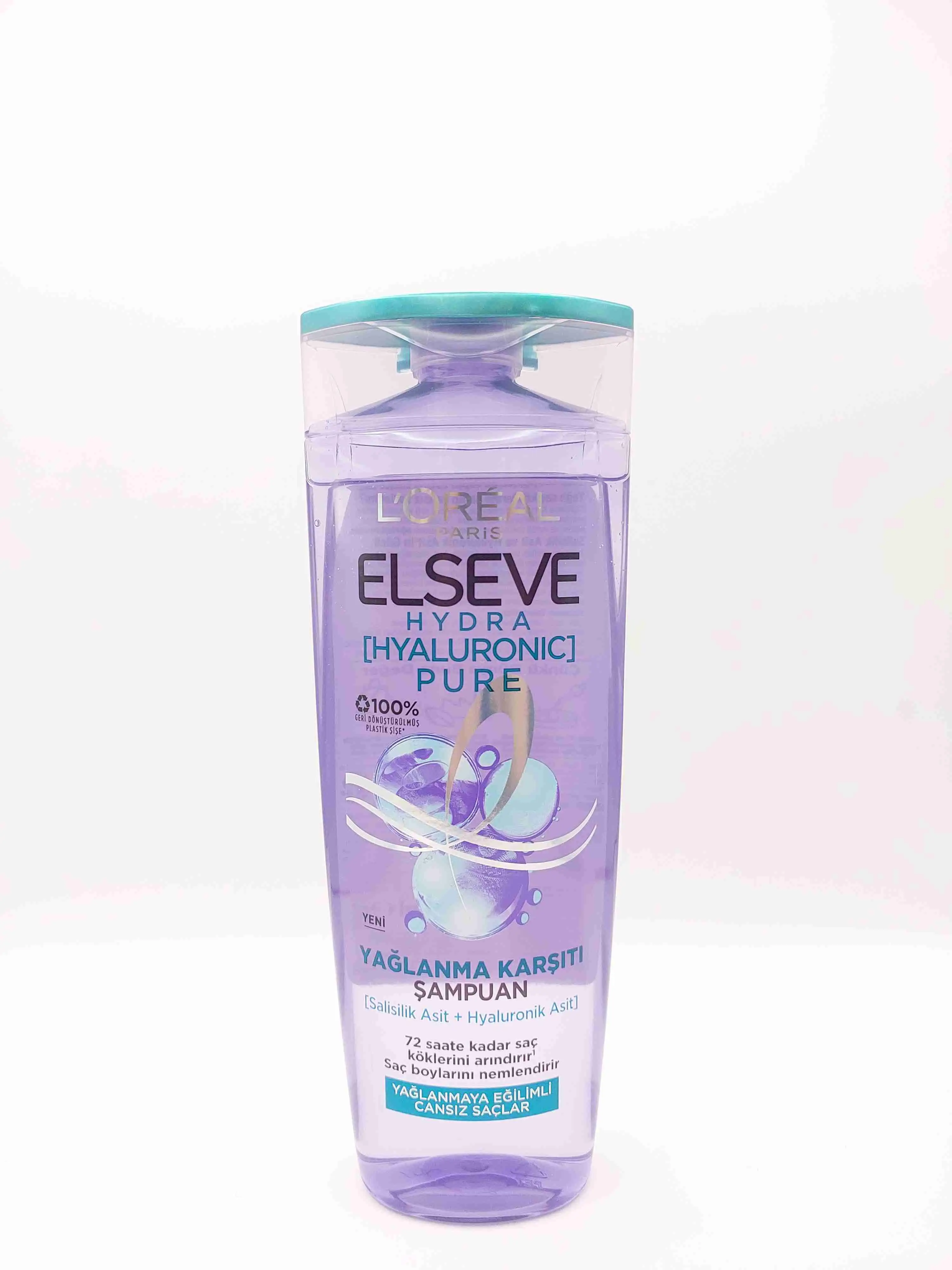 شامپو ضد چربی لورئال پاریس Elseve Hydra Hyaluronic Pure
