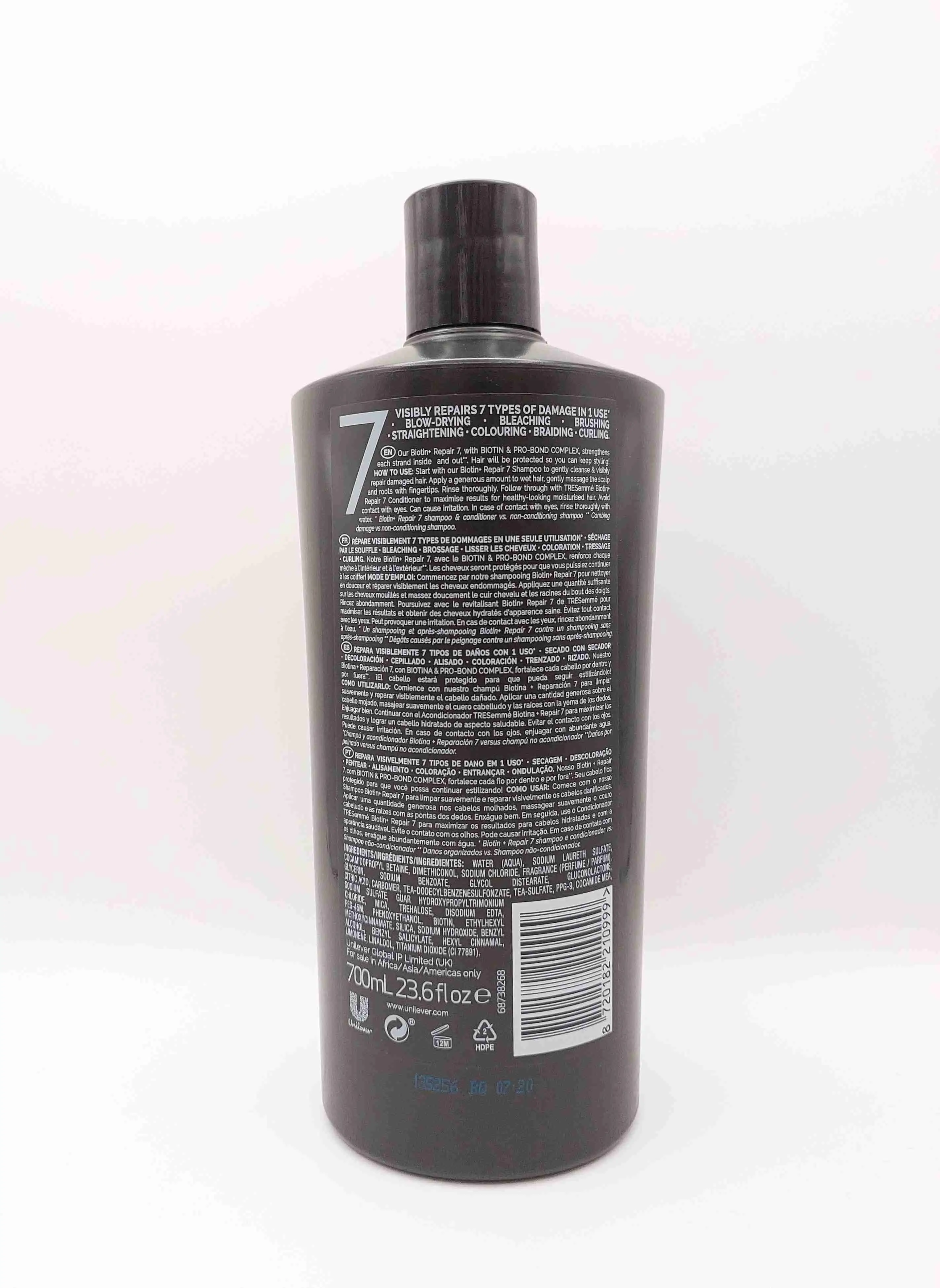 شامپوی ترمیم کننده بیوتین 7 ترزمه مشکی ( TRESemme )