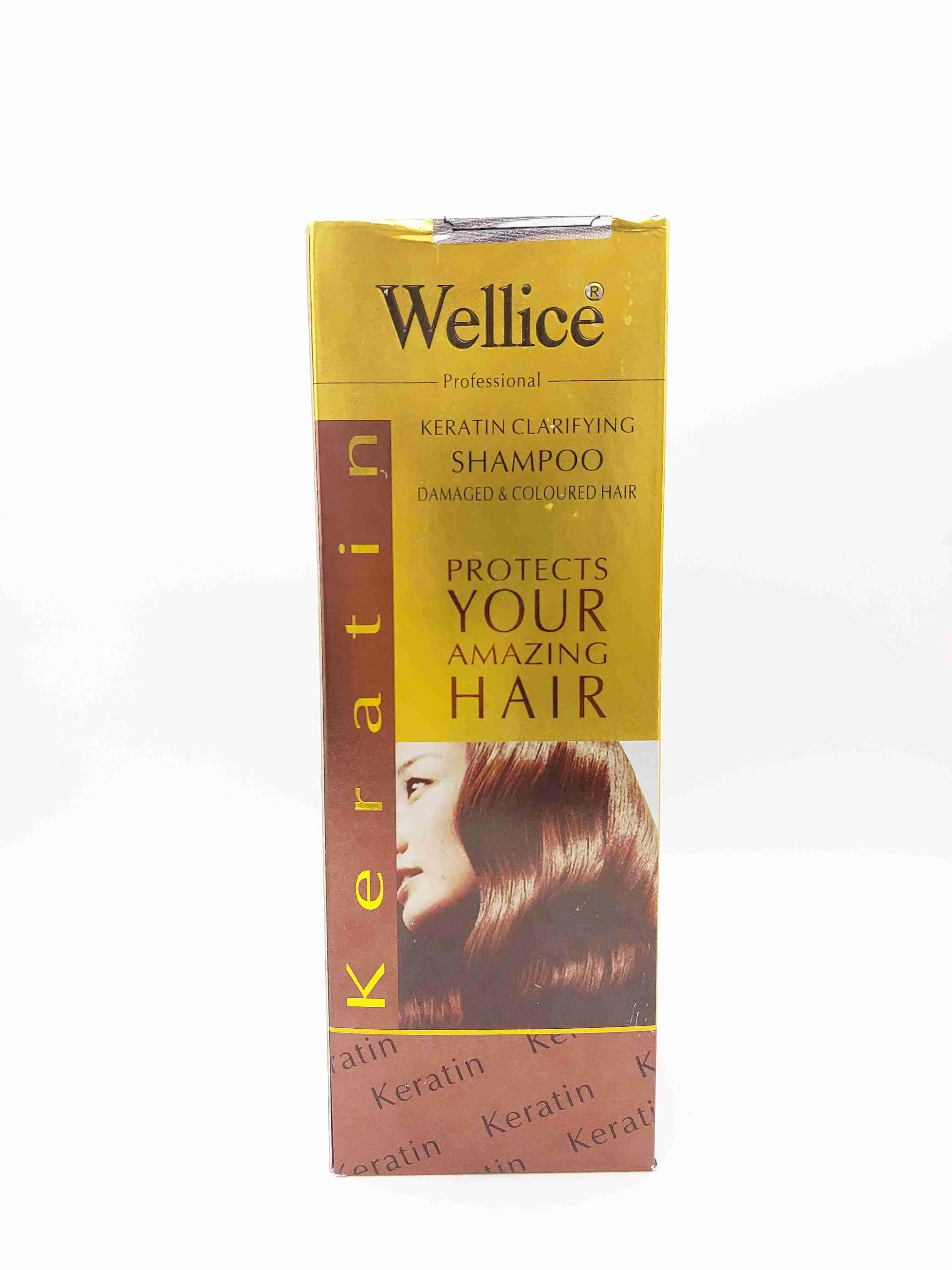 شامپو کراتینه وللیس (Wellice) برای موهای رنگ شده و آسیب دیده