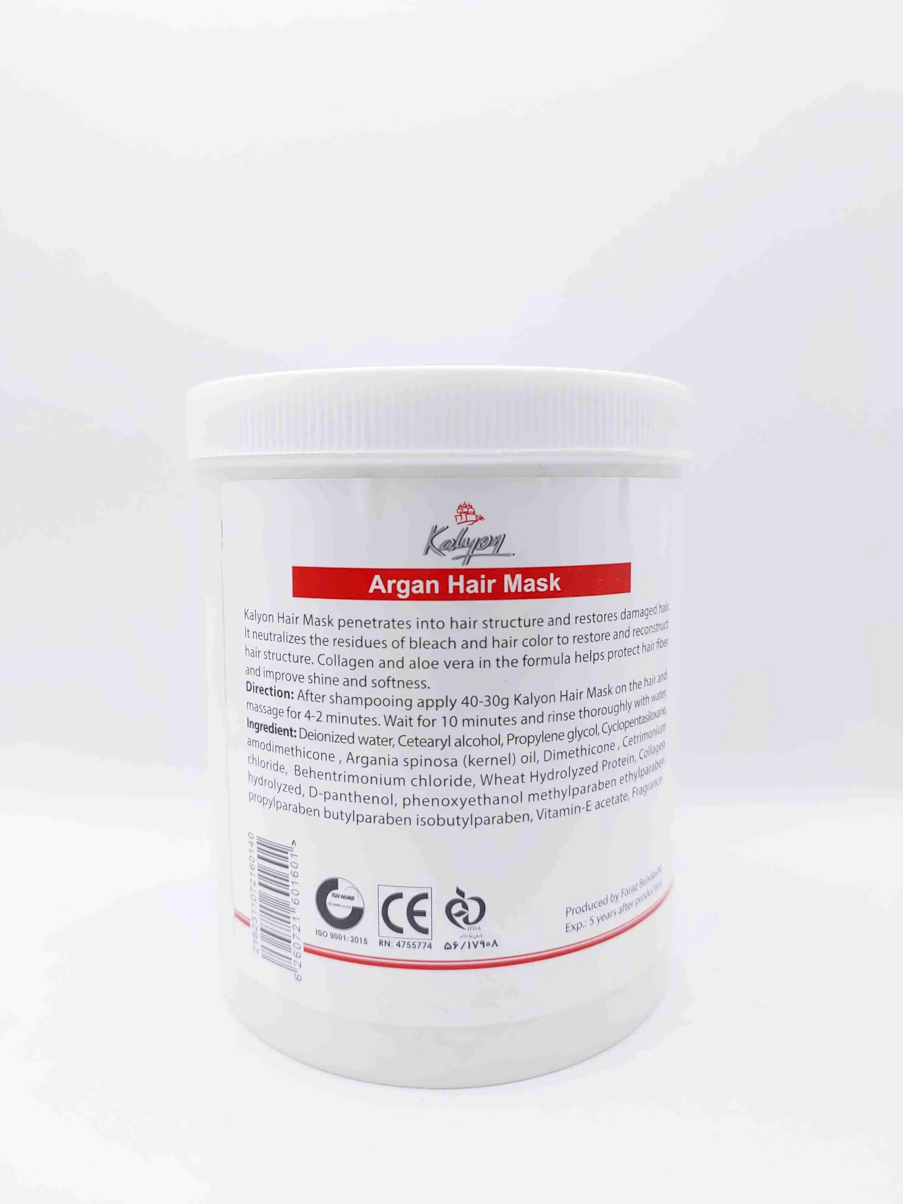 ماسک مو آرگان کالیون 750 میلی لیتر ( KALYON )