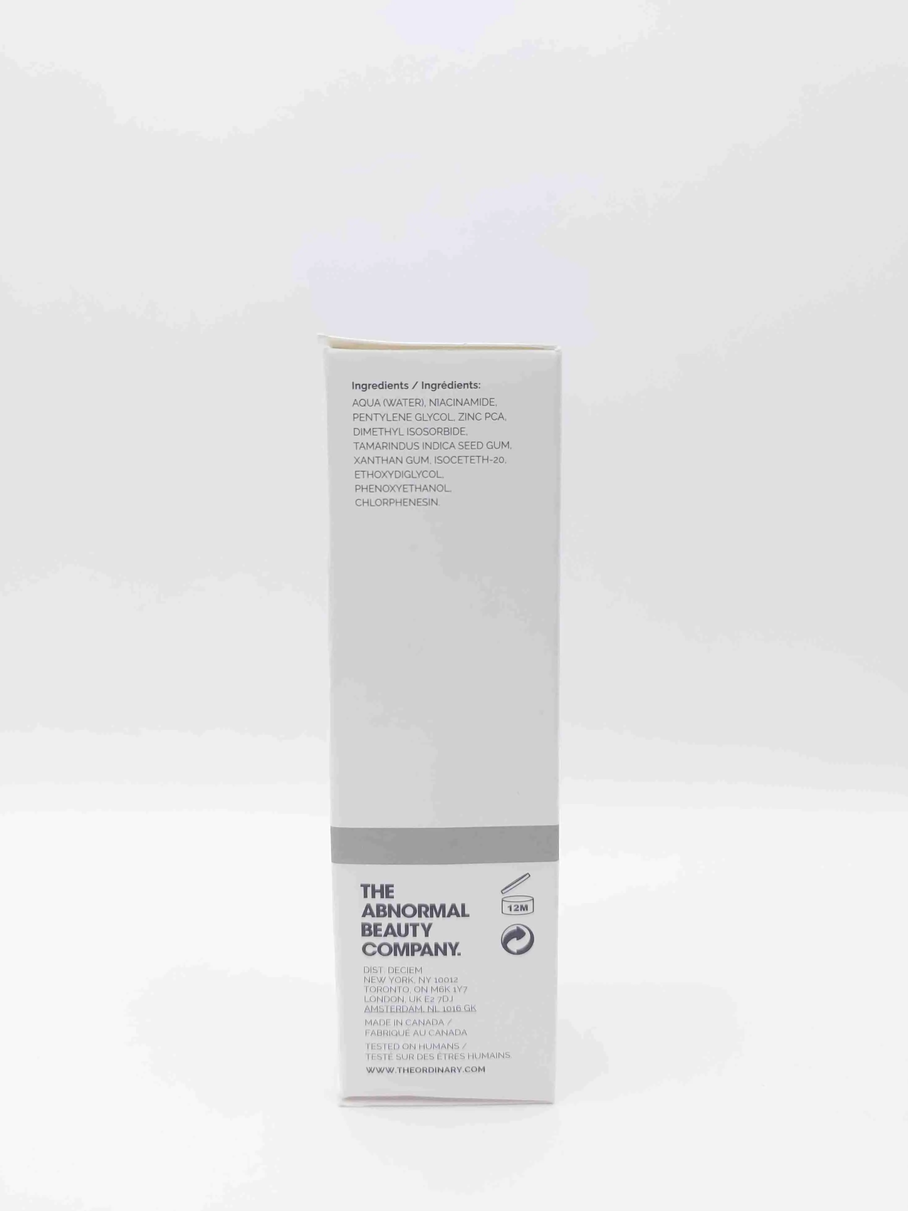 سرم نیاسینامید 10% + زینک 1% برند The Ordinary