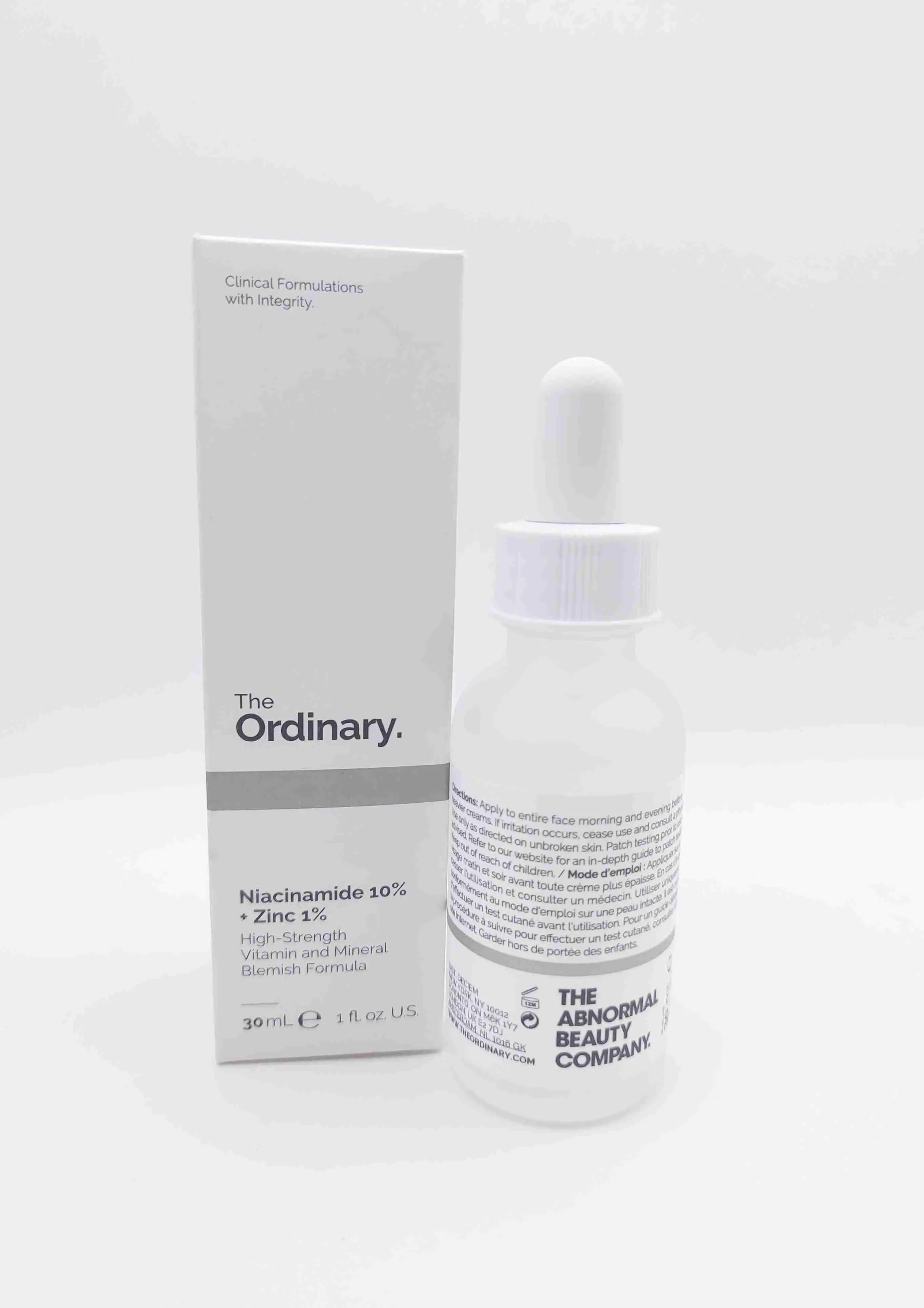 سرم نیاسینامید 10% + زینک 1% برند The Ordinary