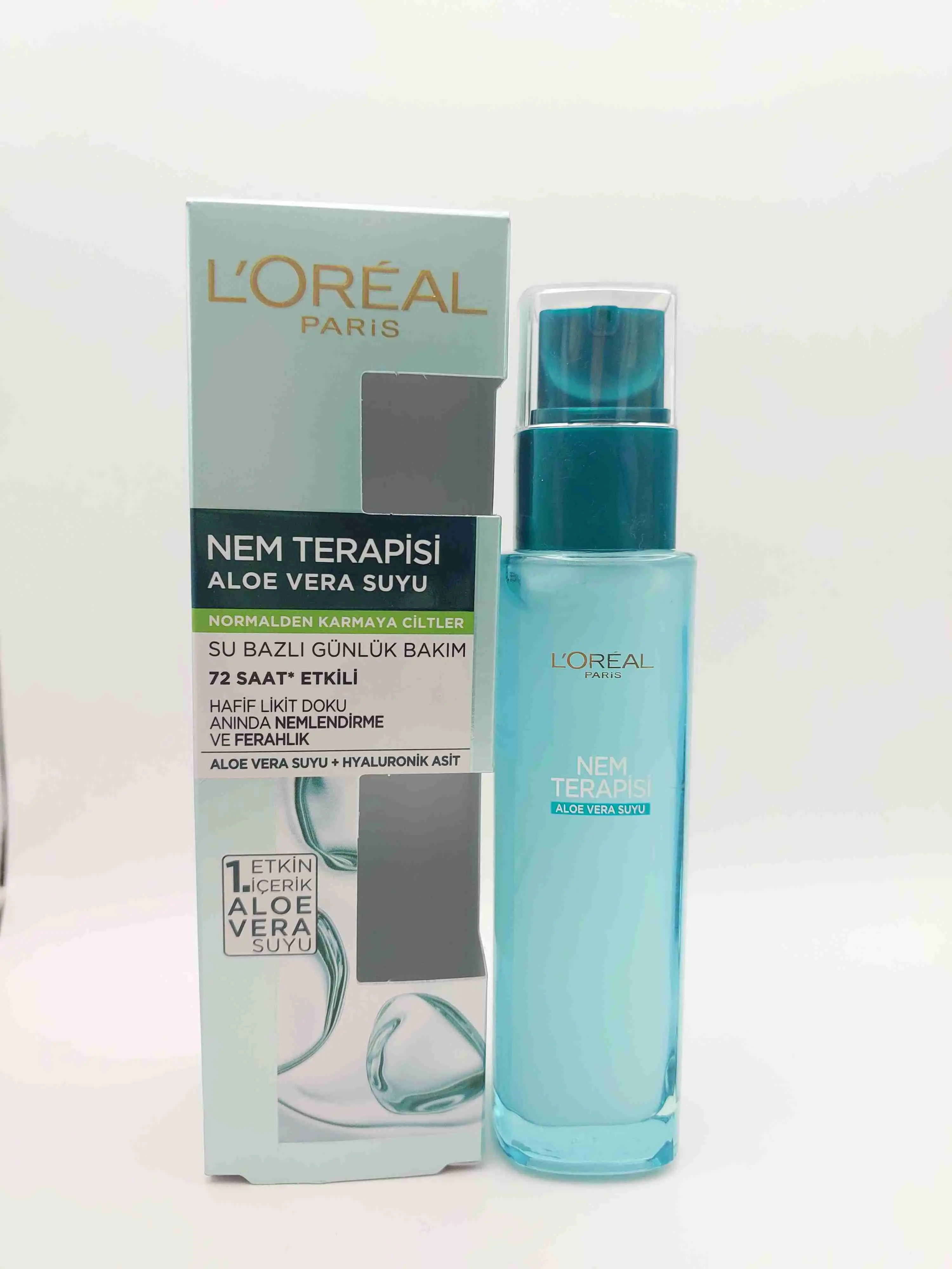 سرم آبرسان نم تراپی آلوورا لورآل پاریس ( L'OREAL ) پوست نرمال تا خشک