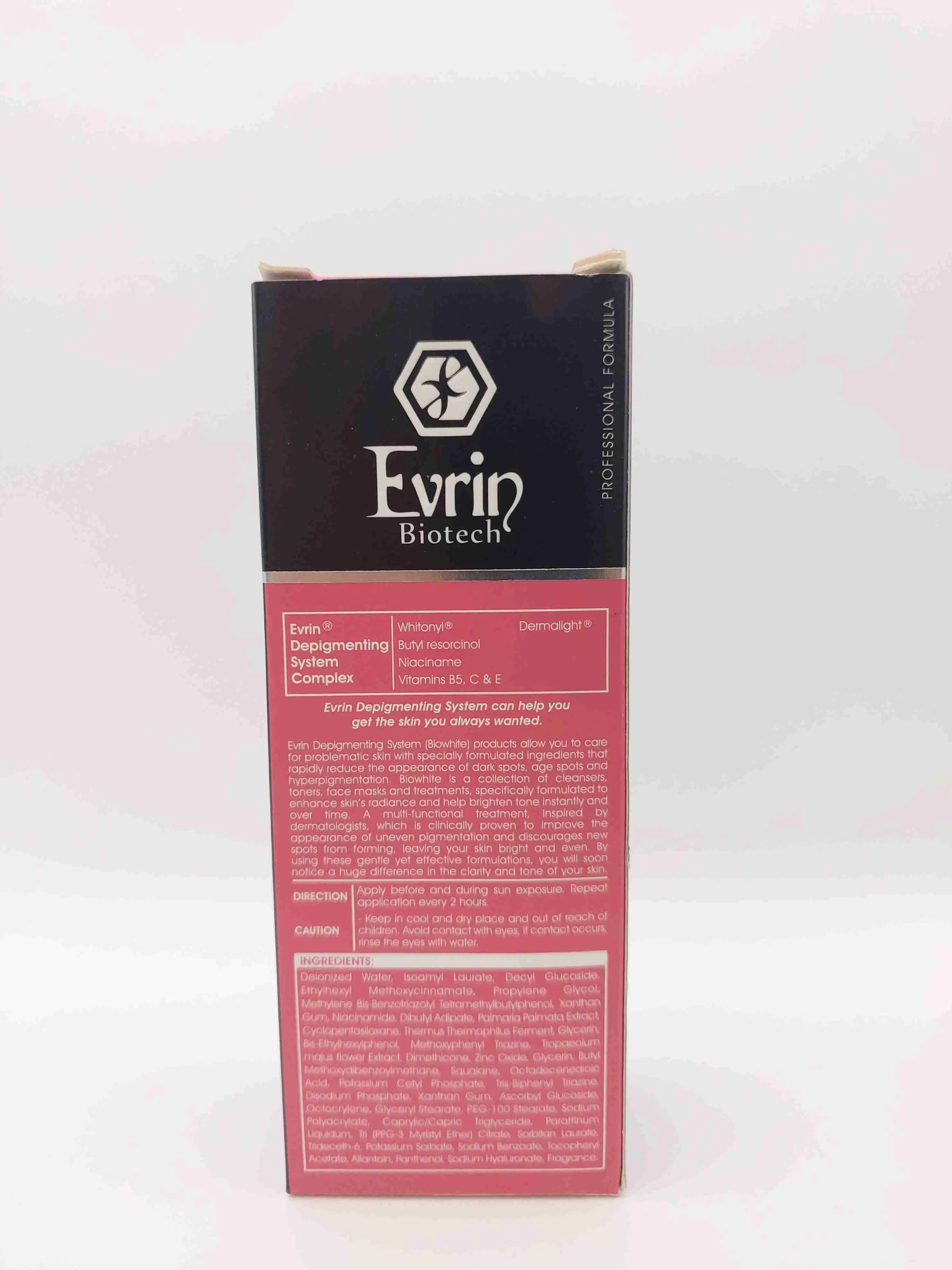 کرم ضد آفتاب بیو وایت SPF 30 روشن‌کننده پوست اورین ( Evrin )