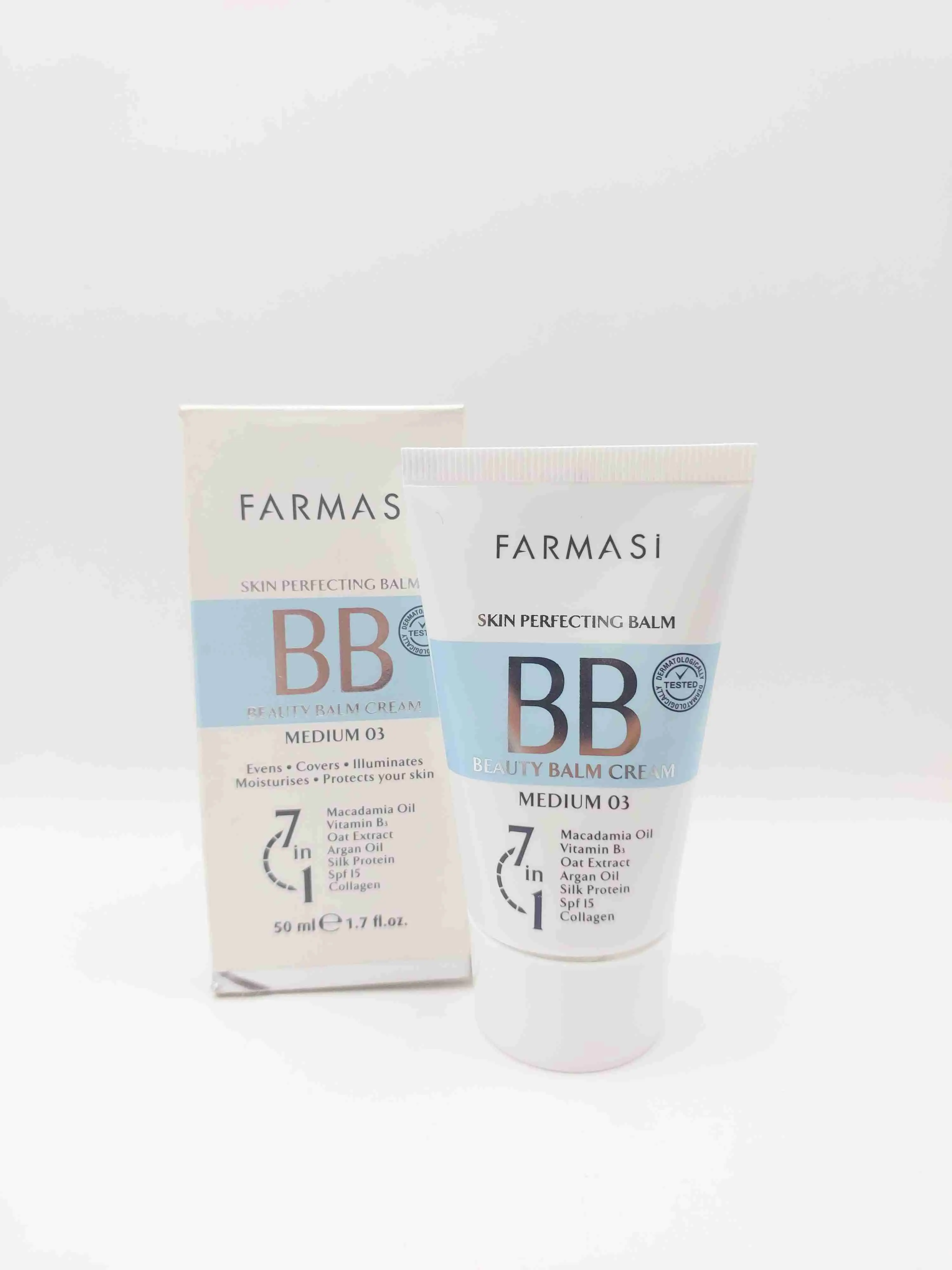 کرم بی‌بی شماره 03 فارماسی (Farmasi Skin Perfecting Balm BB Cream)