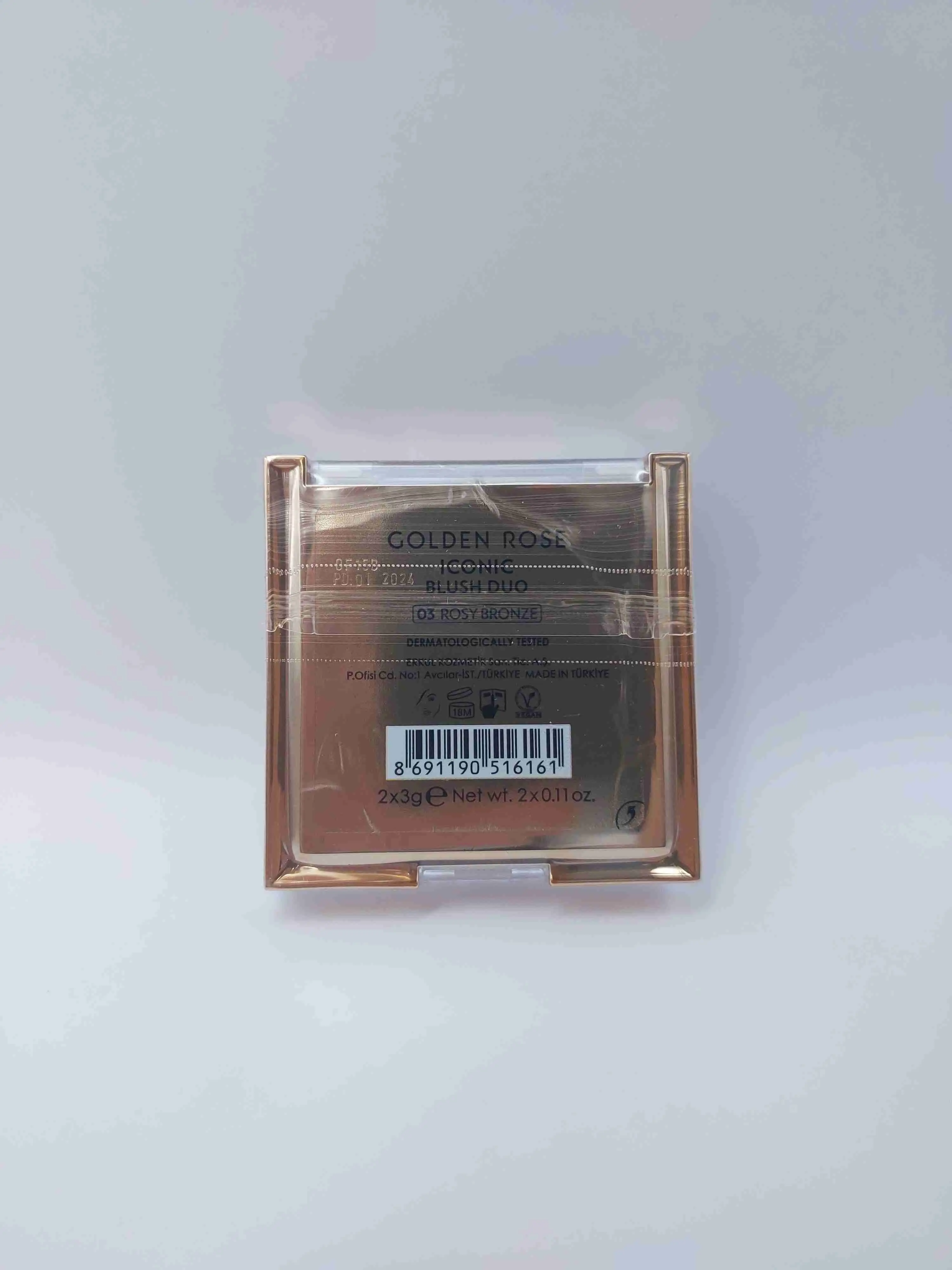 پالت رژگونه آیکونیک شماره 03 ( ROSE BRONZE ) گلدن رز GOLDEN ROSE