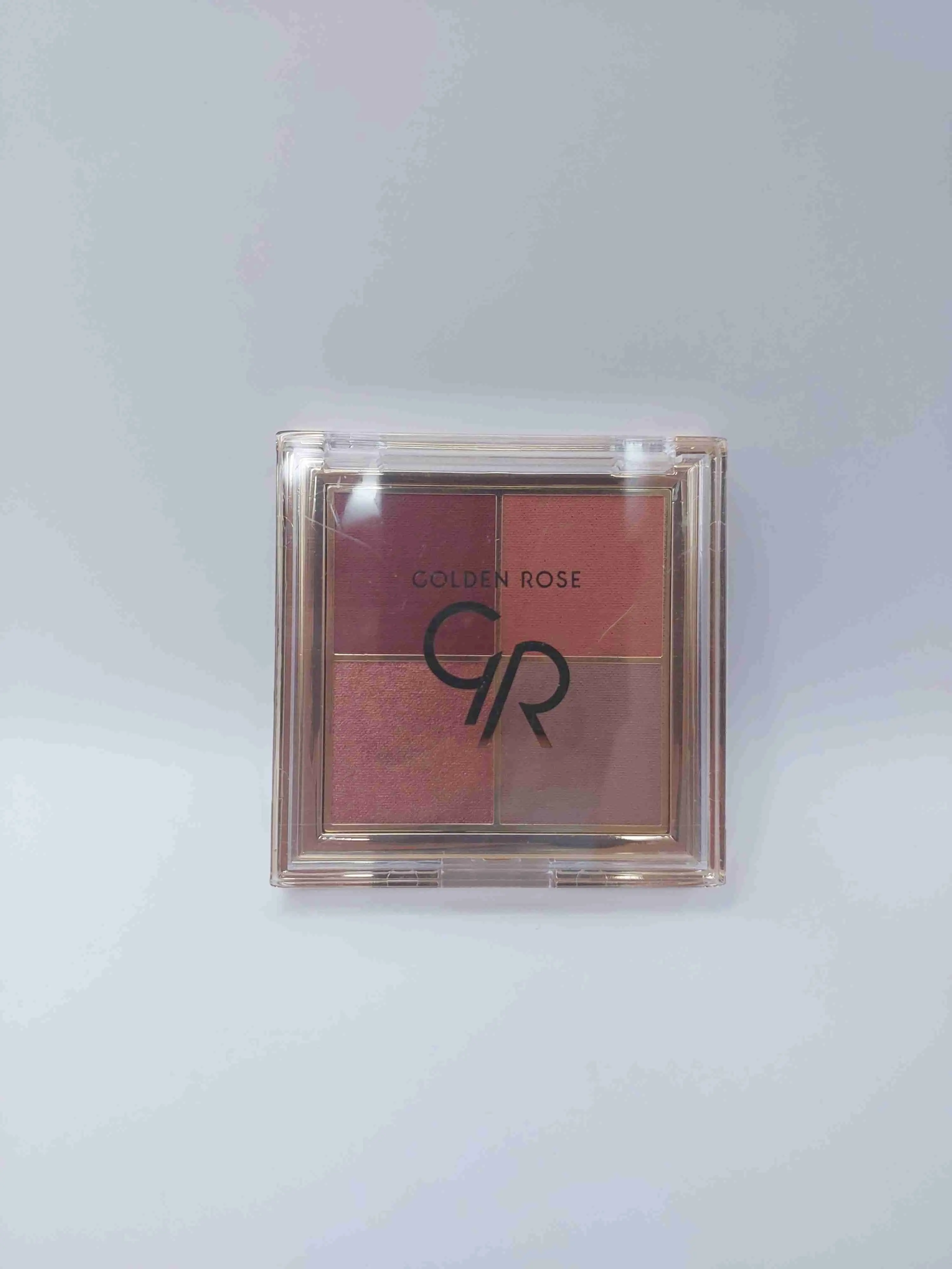 پالت سایه چشم چهار رنگ Quattro Eyeshadow شماره RED BRICK 05 گلدن رز ( GOLDEN ROSE )