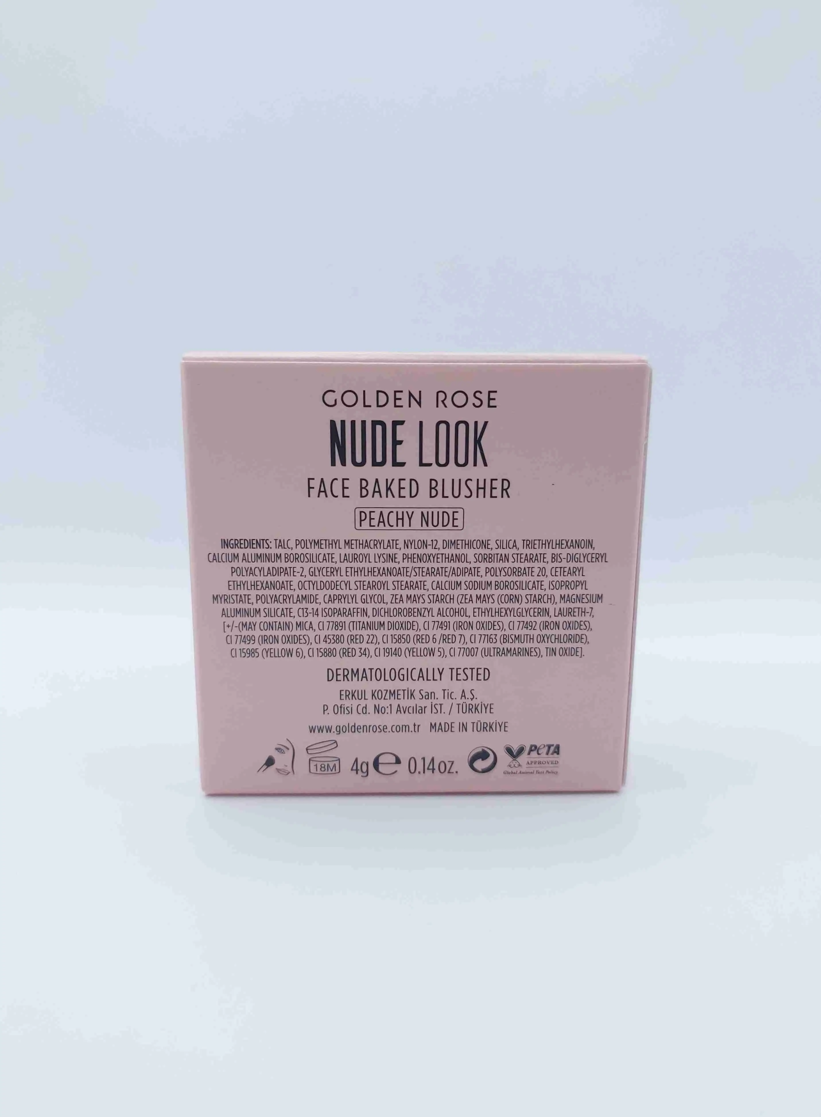 رژگونه پخته نود لوک Nude Look Face Baked Blusher گلدن رز ( GOLDEN ROSE )