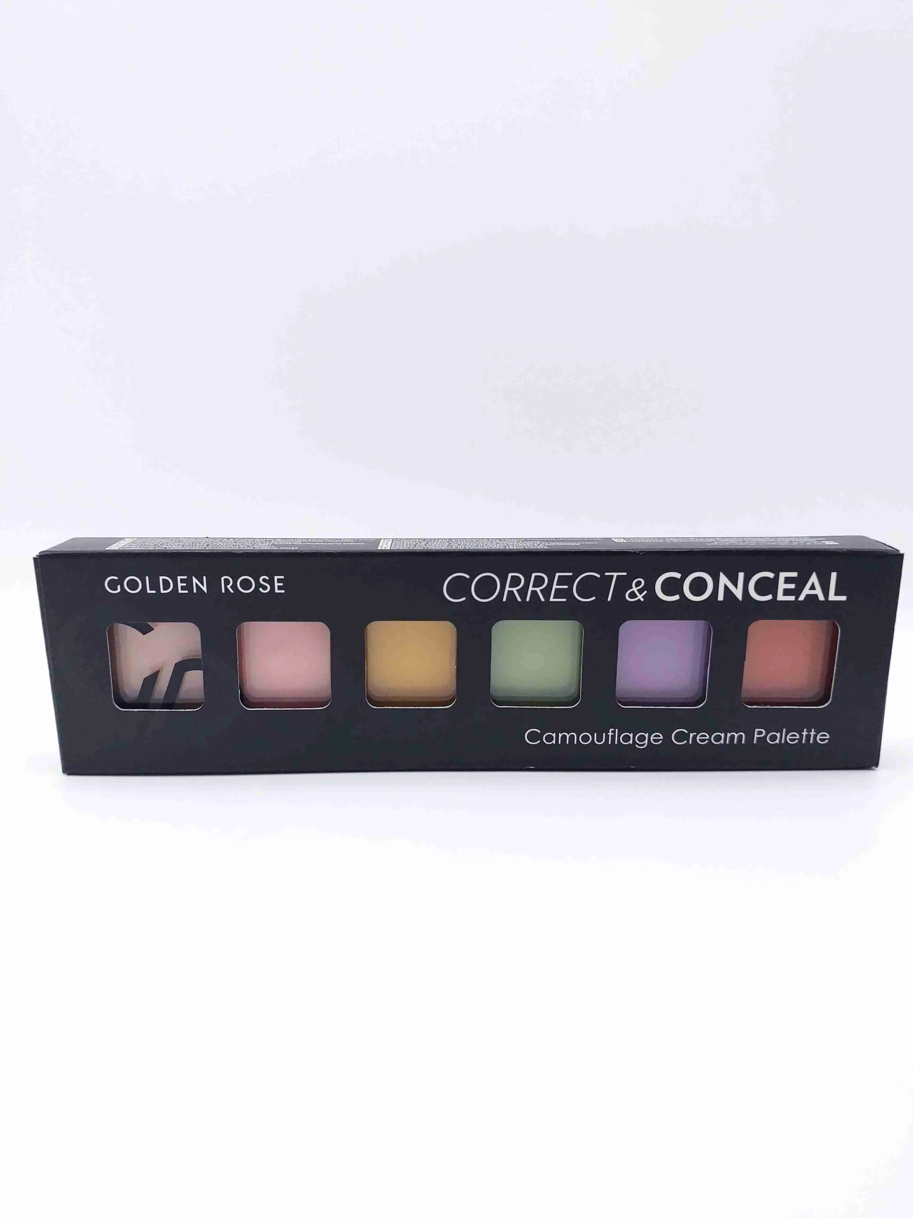 پالت کرم کانسیلر و اصلاح کننده کاموفلاژ گلدن رز GOLDEN ROSE