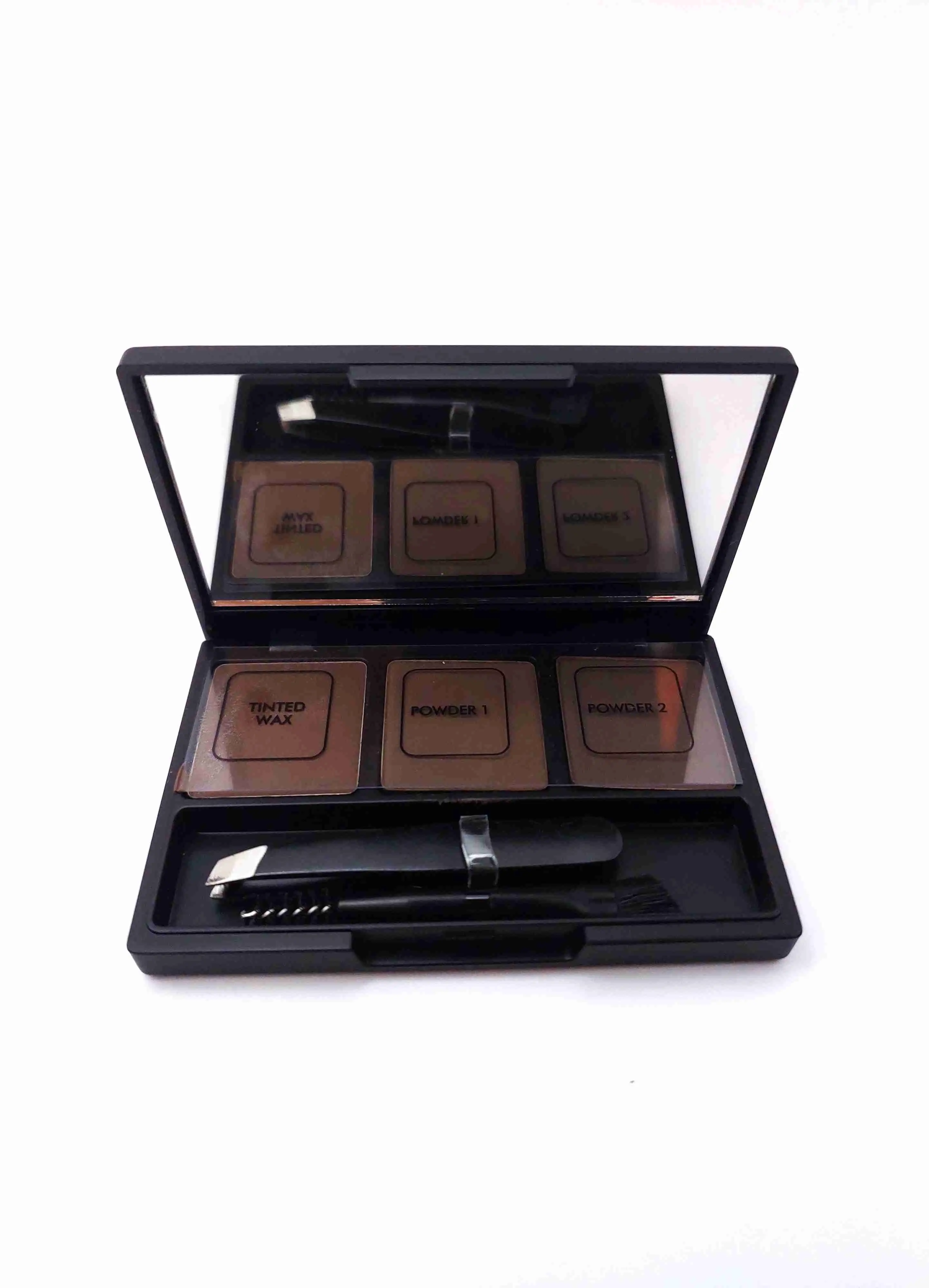 کیت 3 رنگ ابرو شماره 03 DEEP BROWN گلدن رز GOLDEN ROSE