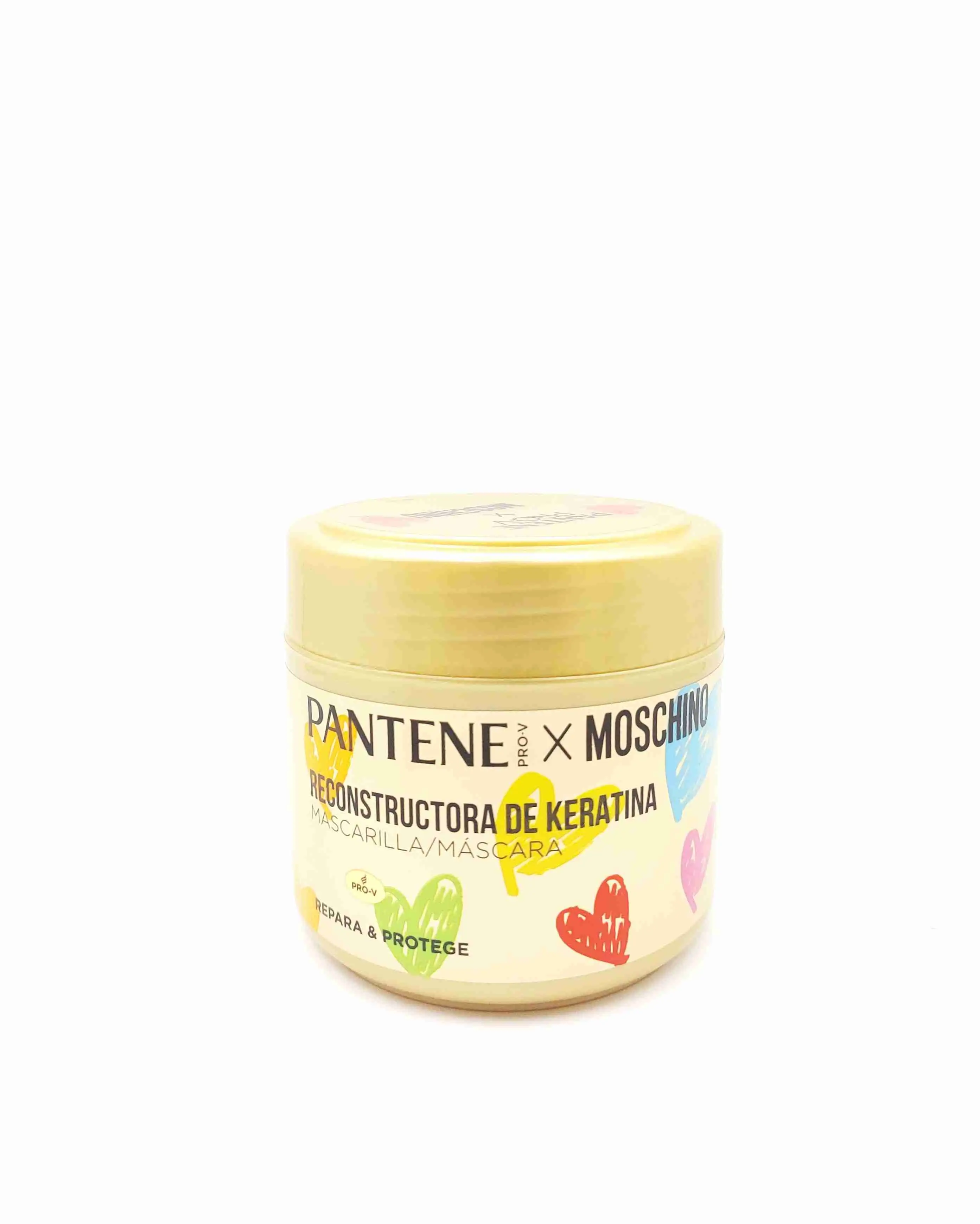 نرم کننده و ماسک مو پنتین  آسیب دیده، خشک و شکننده  Pantene x Moschino Reconstructora de Keratina 