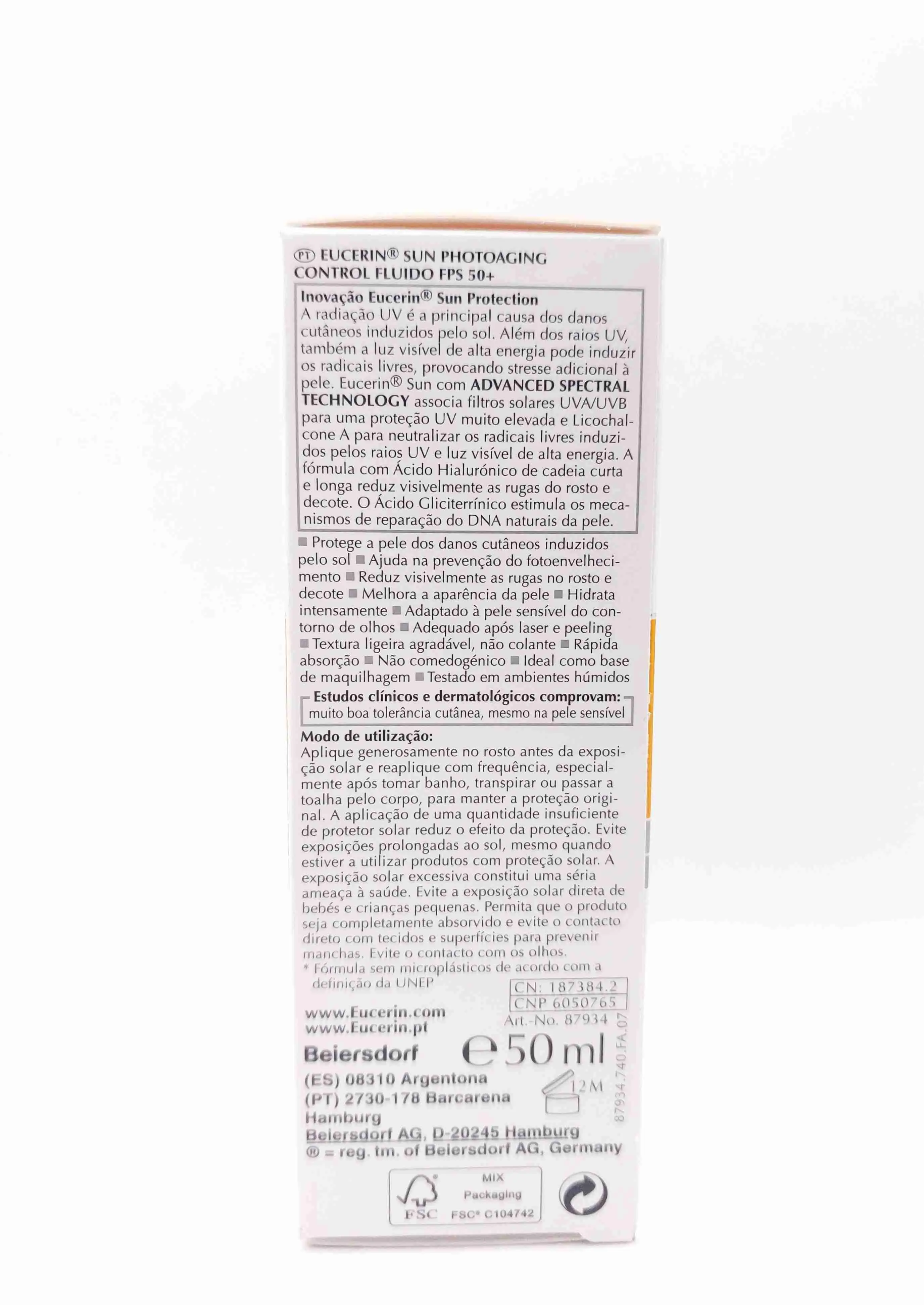 کرم ضد آفتاب بی رنگ ایسرین Eucerin Sun Protection Photoaging Control