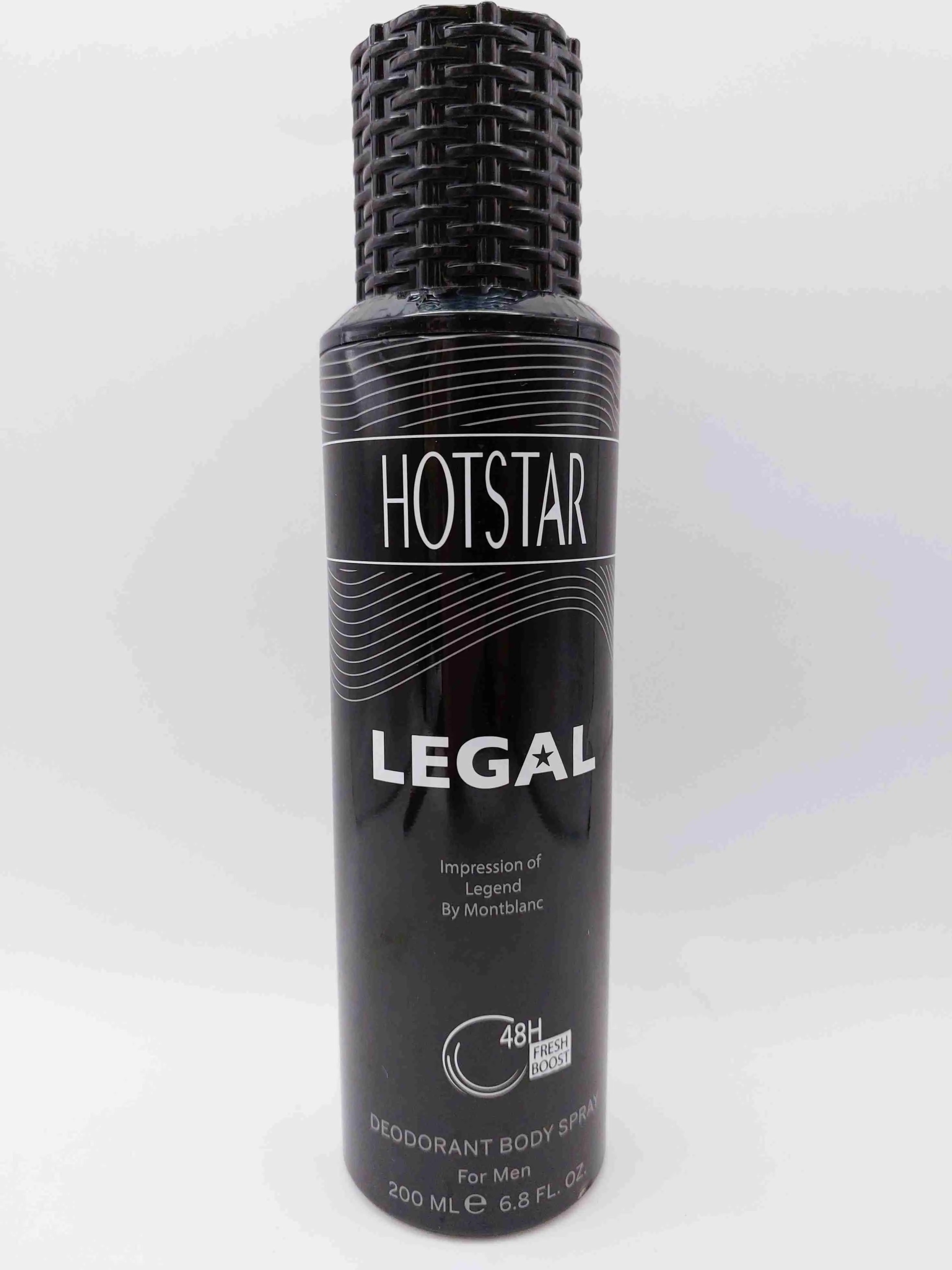اسپری بدن مردانه Hotstar Legal رایحه عطر Legend برند Montblanc 
