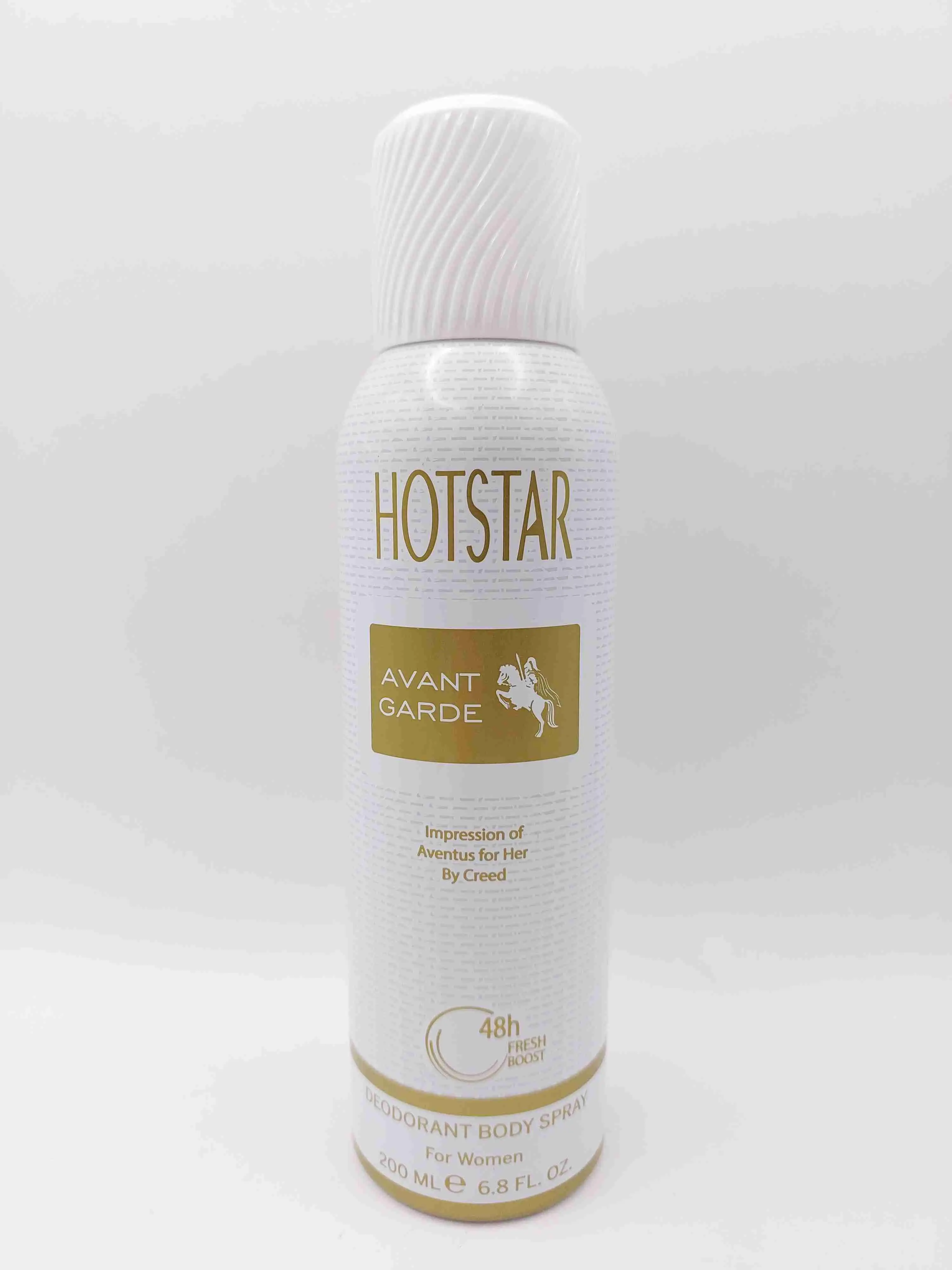 اسپری بدن زنانه Hotstar Avant Garde رایحه عطر Aventus for Her برند Creed 