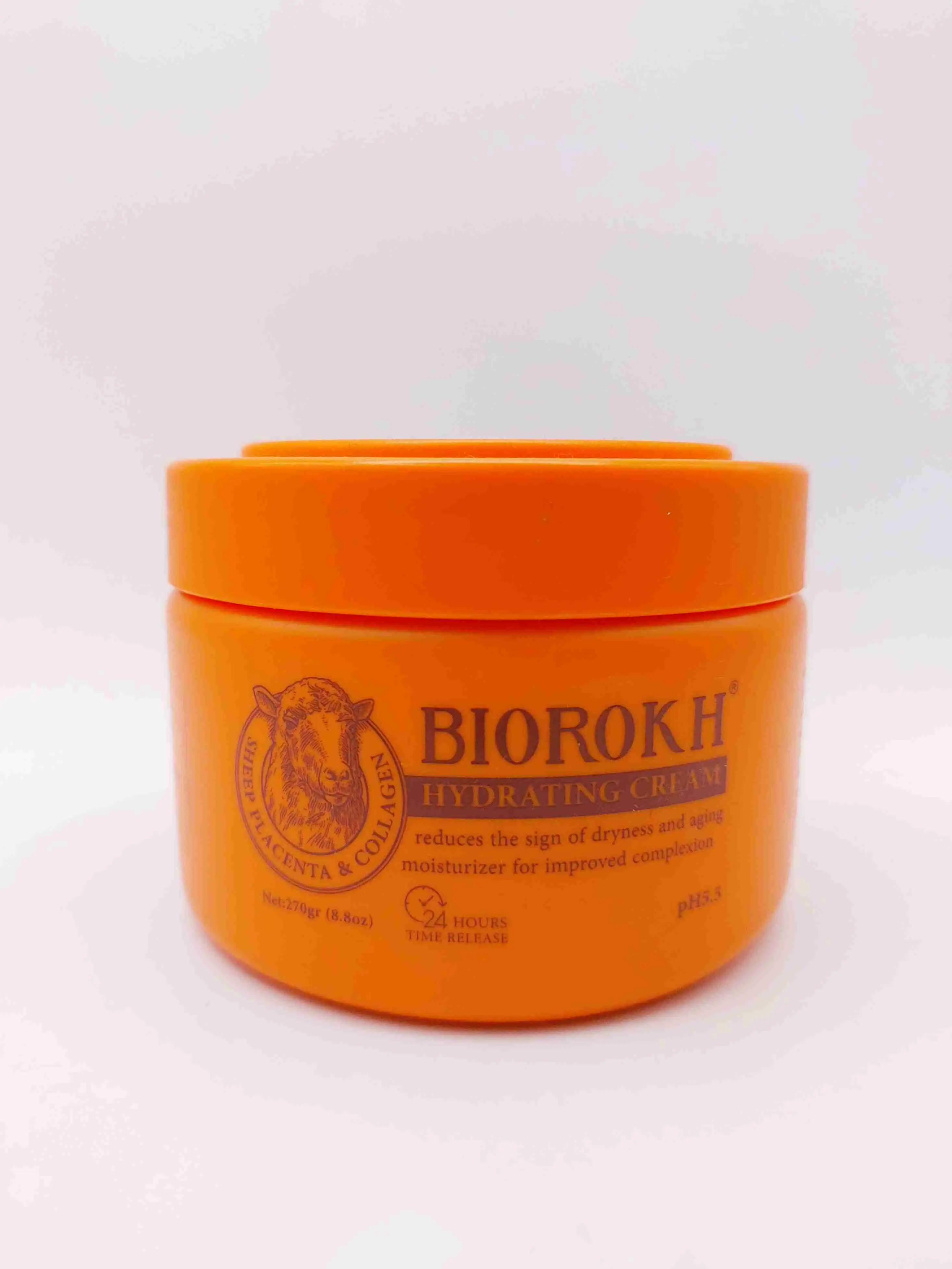 کرم مرطوب کننده بیوروک حاوی پلاسمای جفت گوسفند و کلاژن BIOROKH