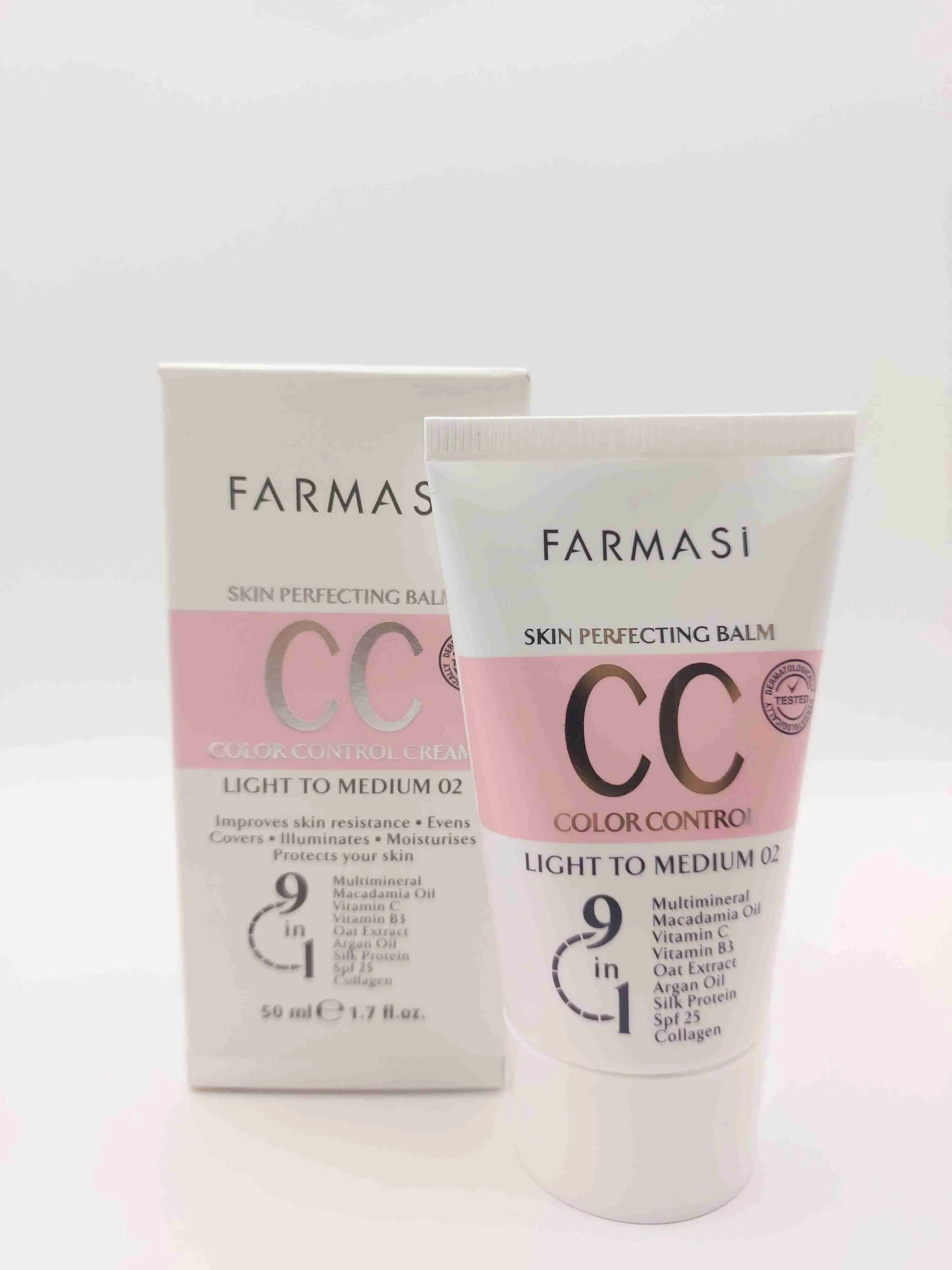 کرم سی سی (CC Cream) شماره 02 فارماسی FARMASI