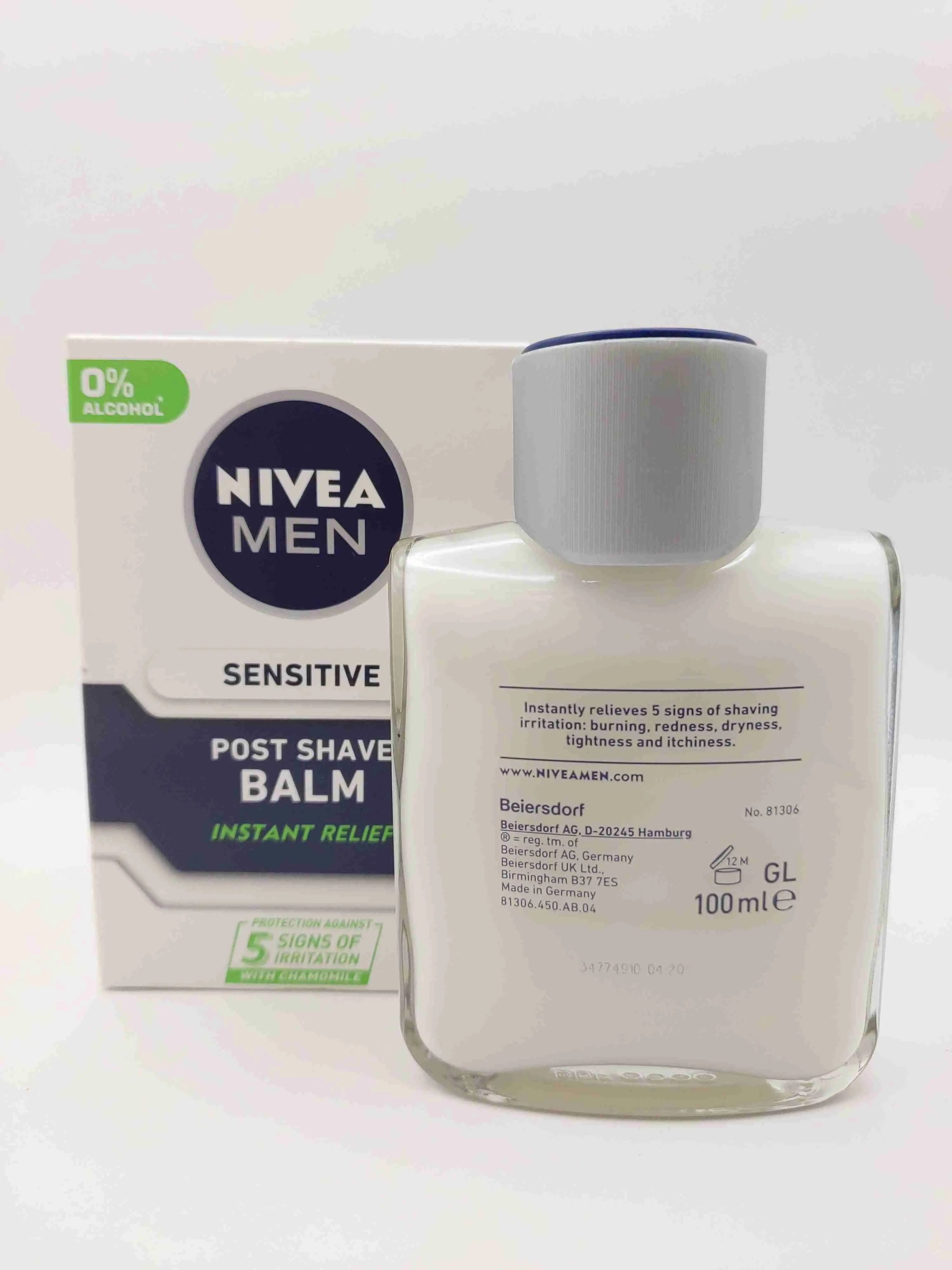 افتر شیو اصلاح حساس نیوا  مخصوص پوست‌های حساس آقایان NIVEA