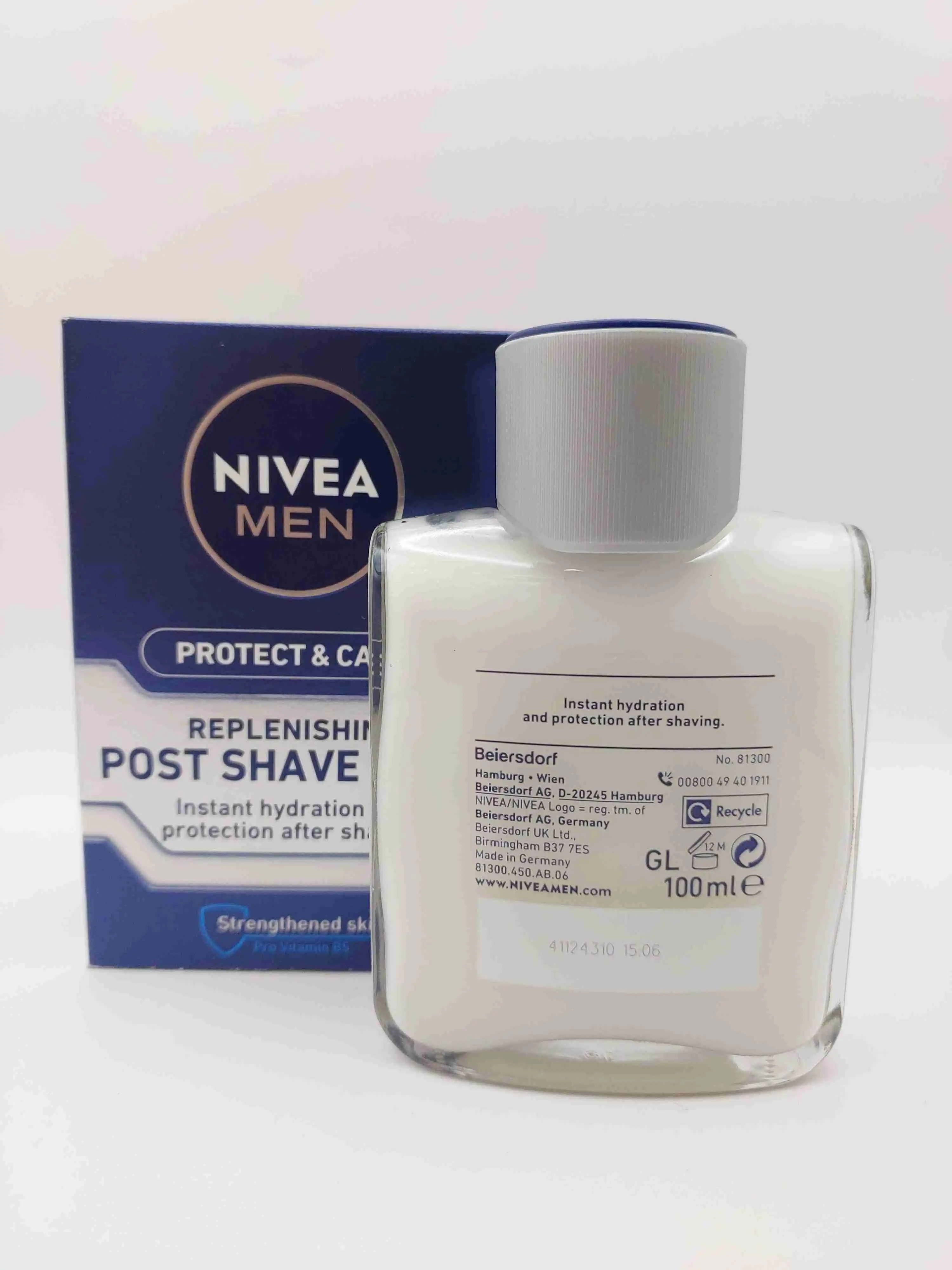 افتر شیو اصلاح حساس نیوا  آبرسانی فوری و محافظت از پوست  آقایان NIVEA