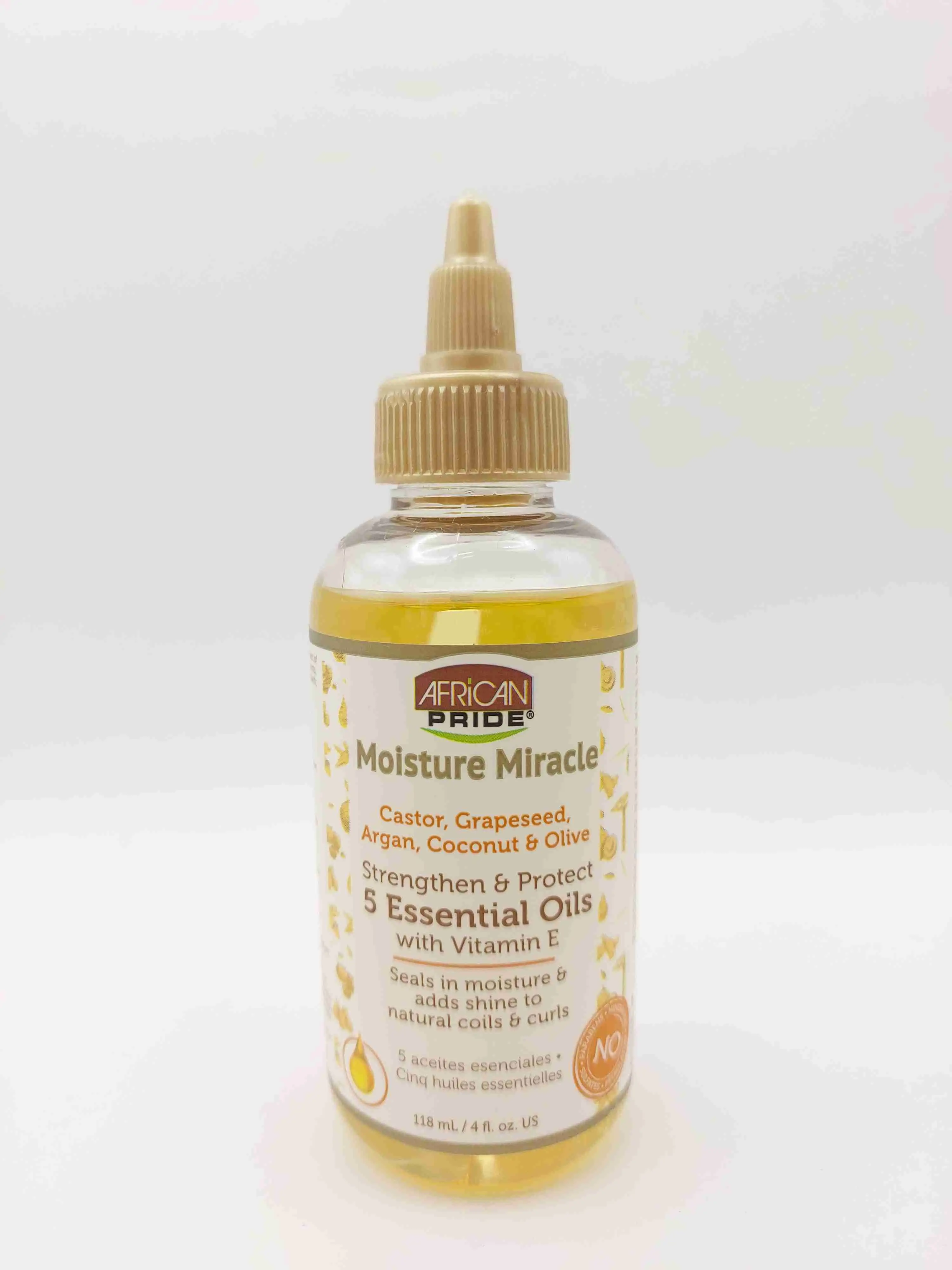 روغن معجزه رطوبت موهای فر و مجعد آفریکن پراید (African Pride Moisture Miracle)
