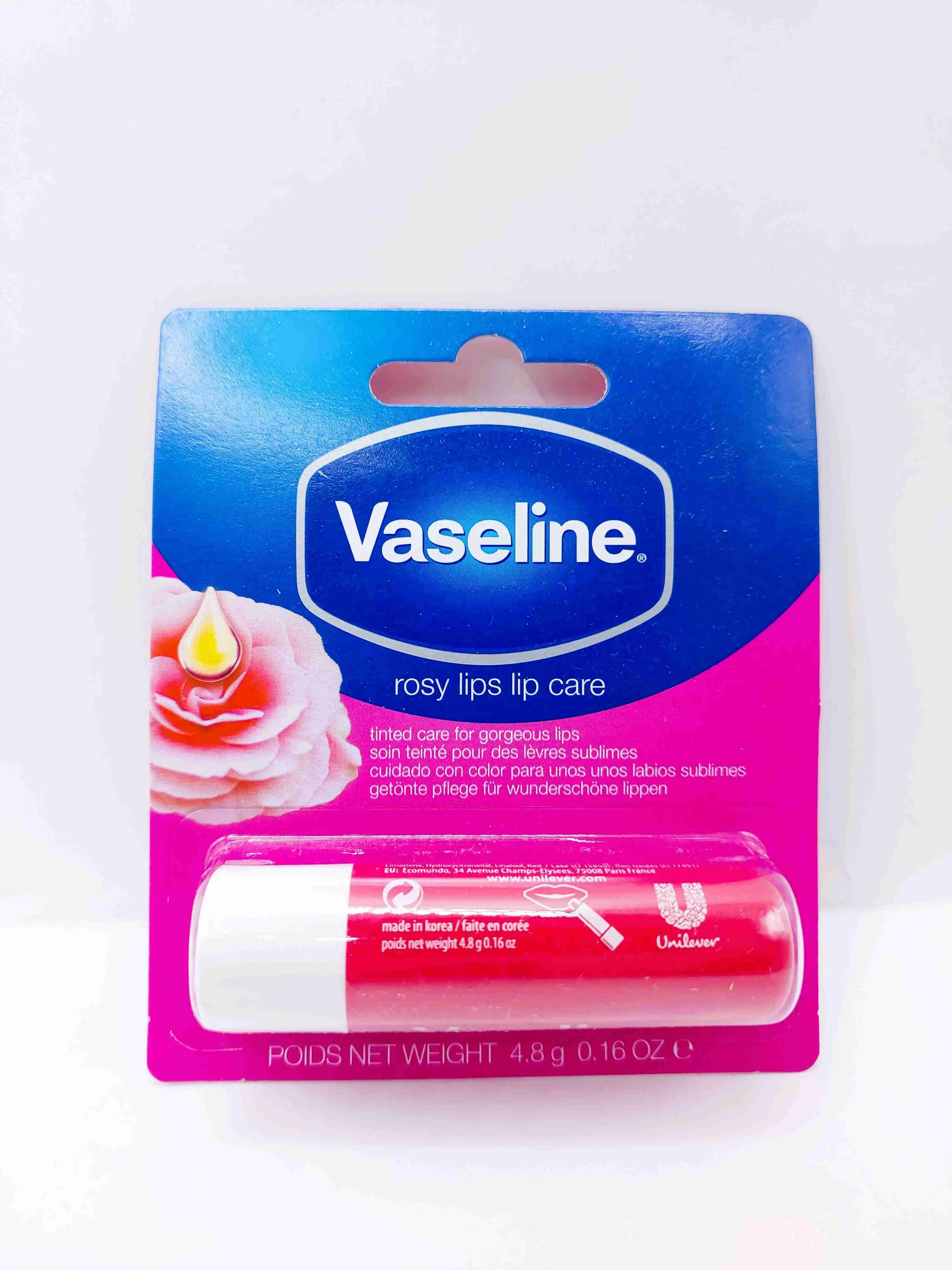بالم لب استیکی وازلین رز Vaseline