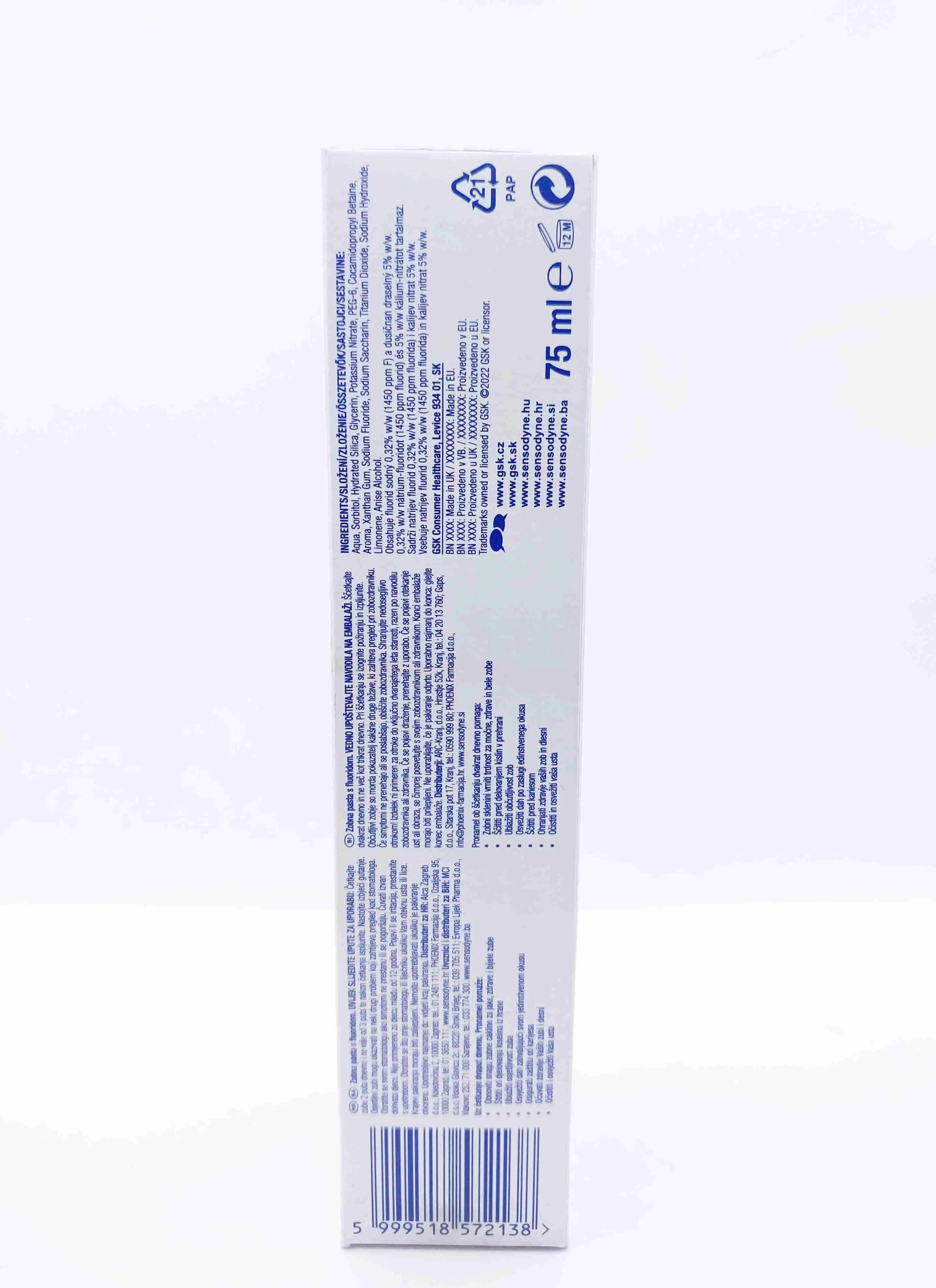 خمیردندان حساسیت دندان سنسوداین پرونامل PRONAMEL