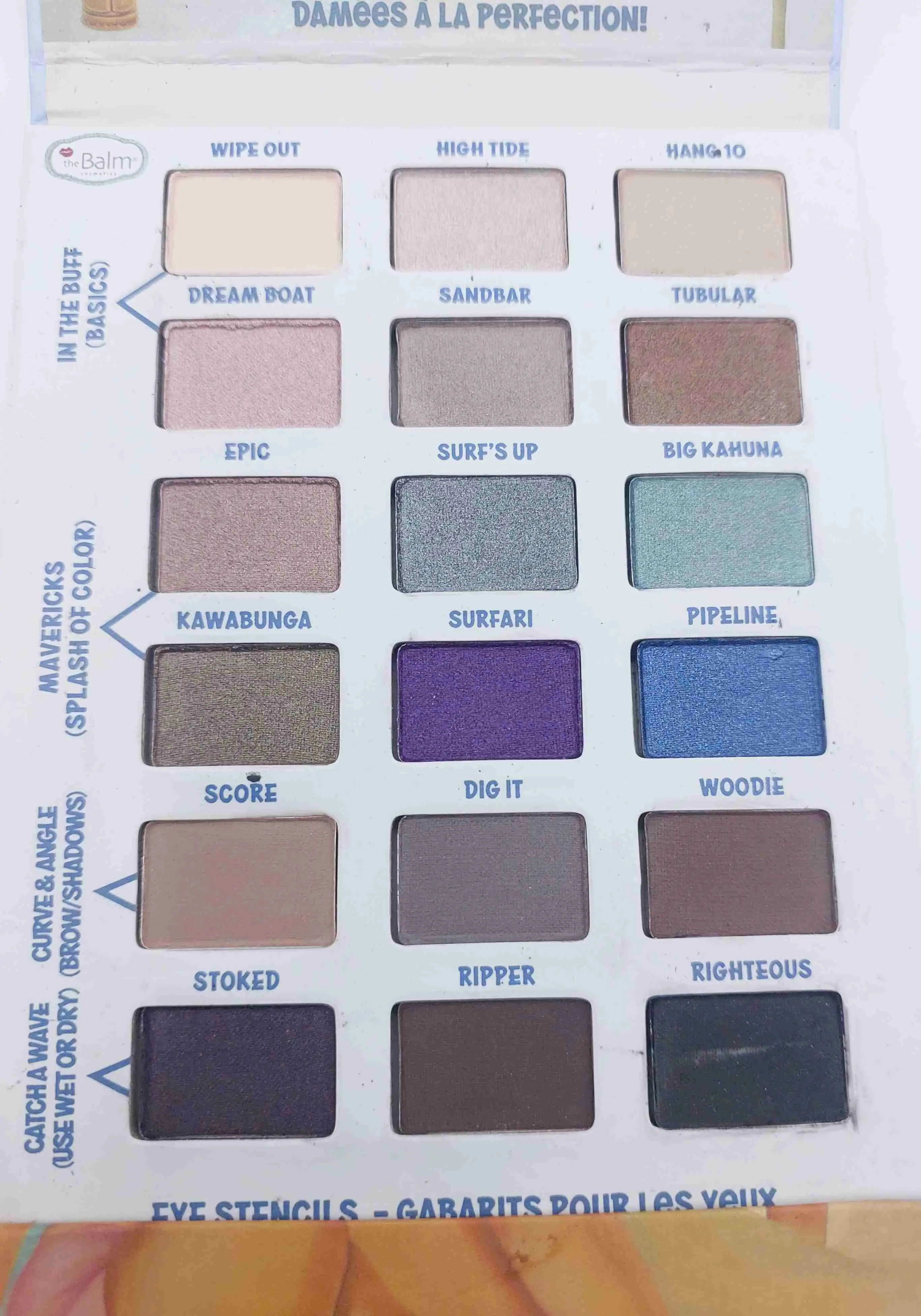 پالت سایه چشم د بالم theBalm