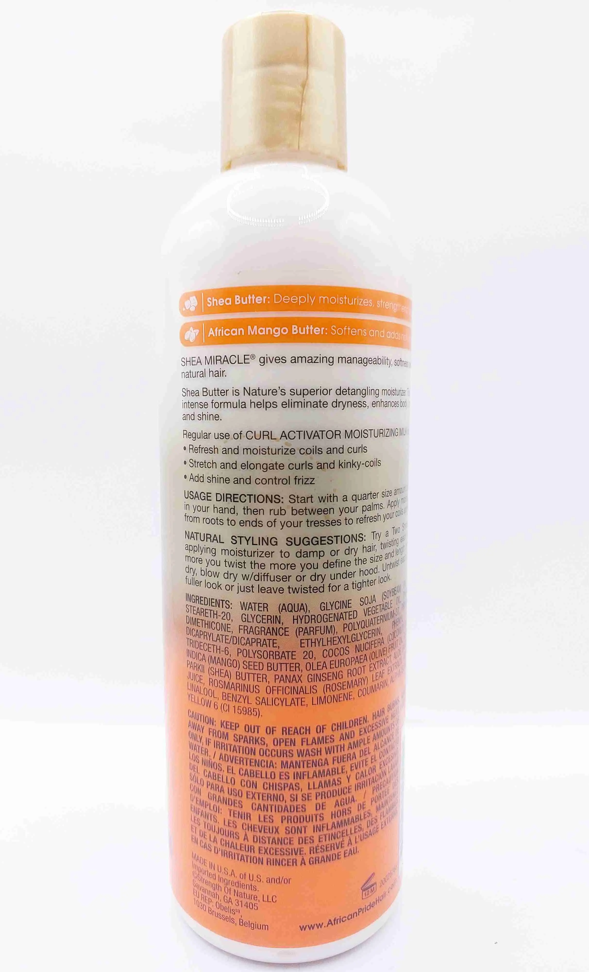 اکتیویتور فعال کننده فر مو آفریکن پراید African Pride Shea Miracle Curl Activator Moisturizing Milk