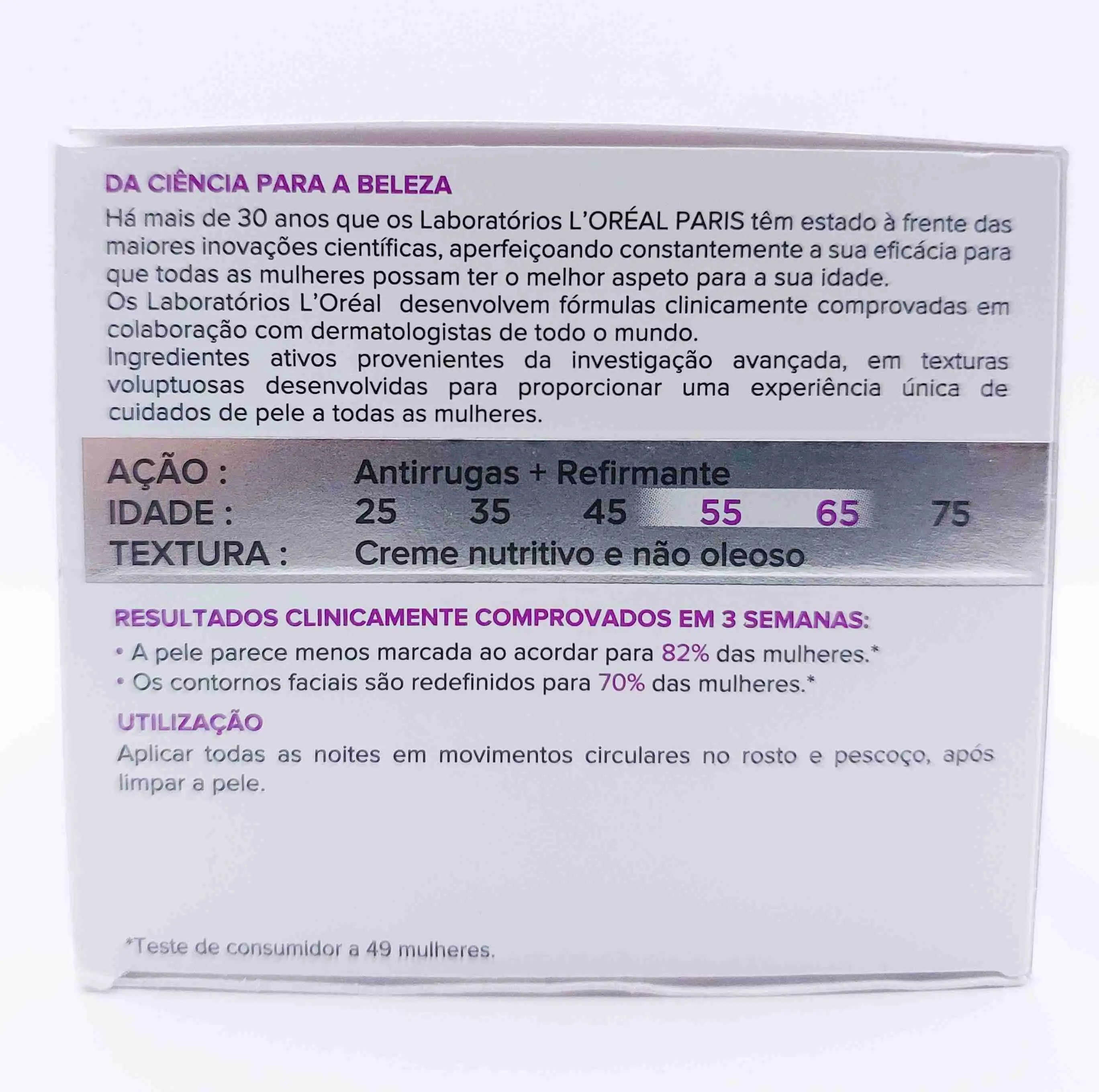 کرم شب ضد چروک و ضد لک +55 سال لورآل L'OREAL Active Anti-Rugas 