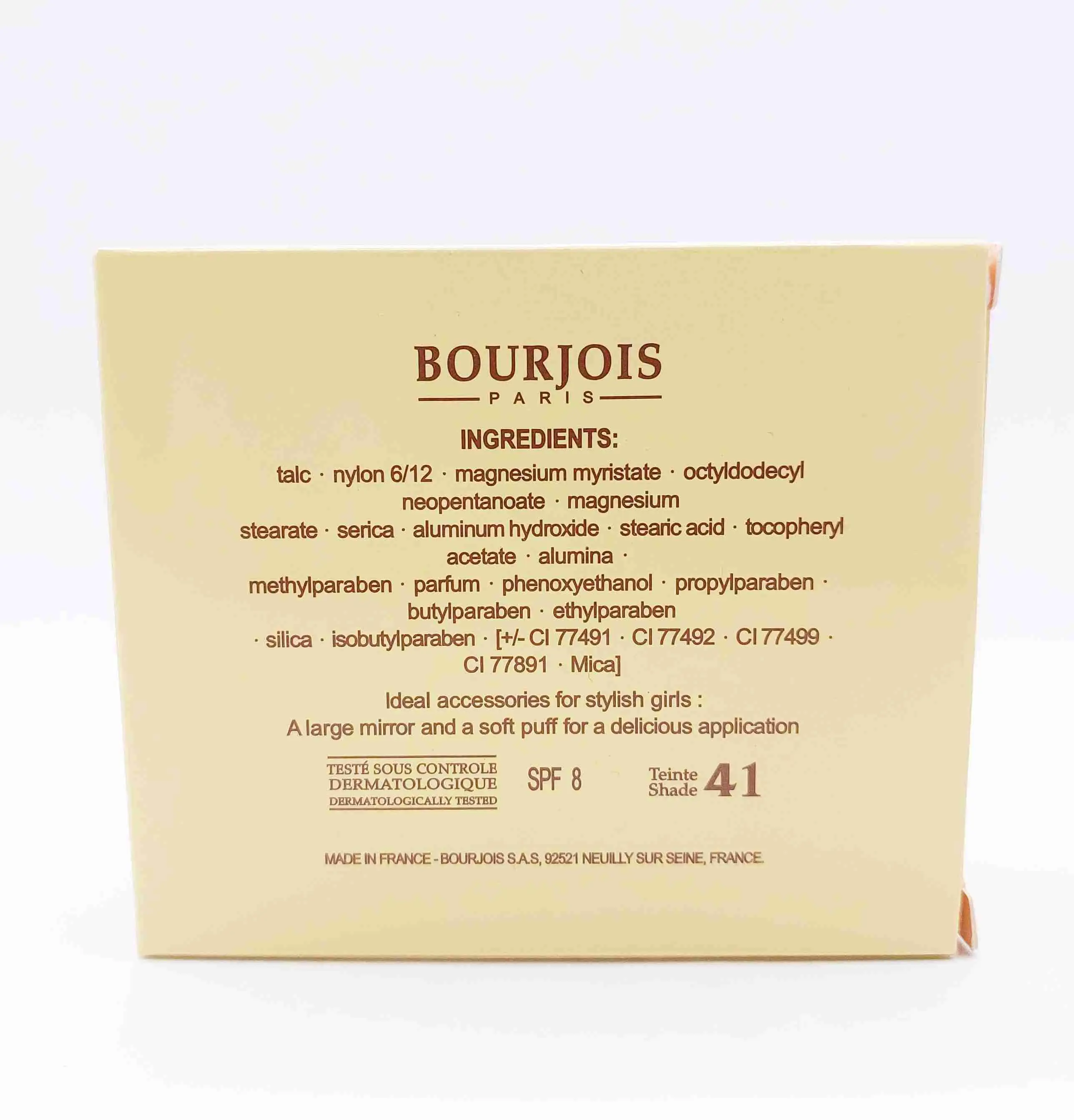 پنکیک فشرده شماره 41 بورژوا پاریس (Bourjois Paris)