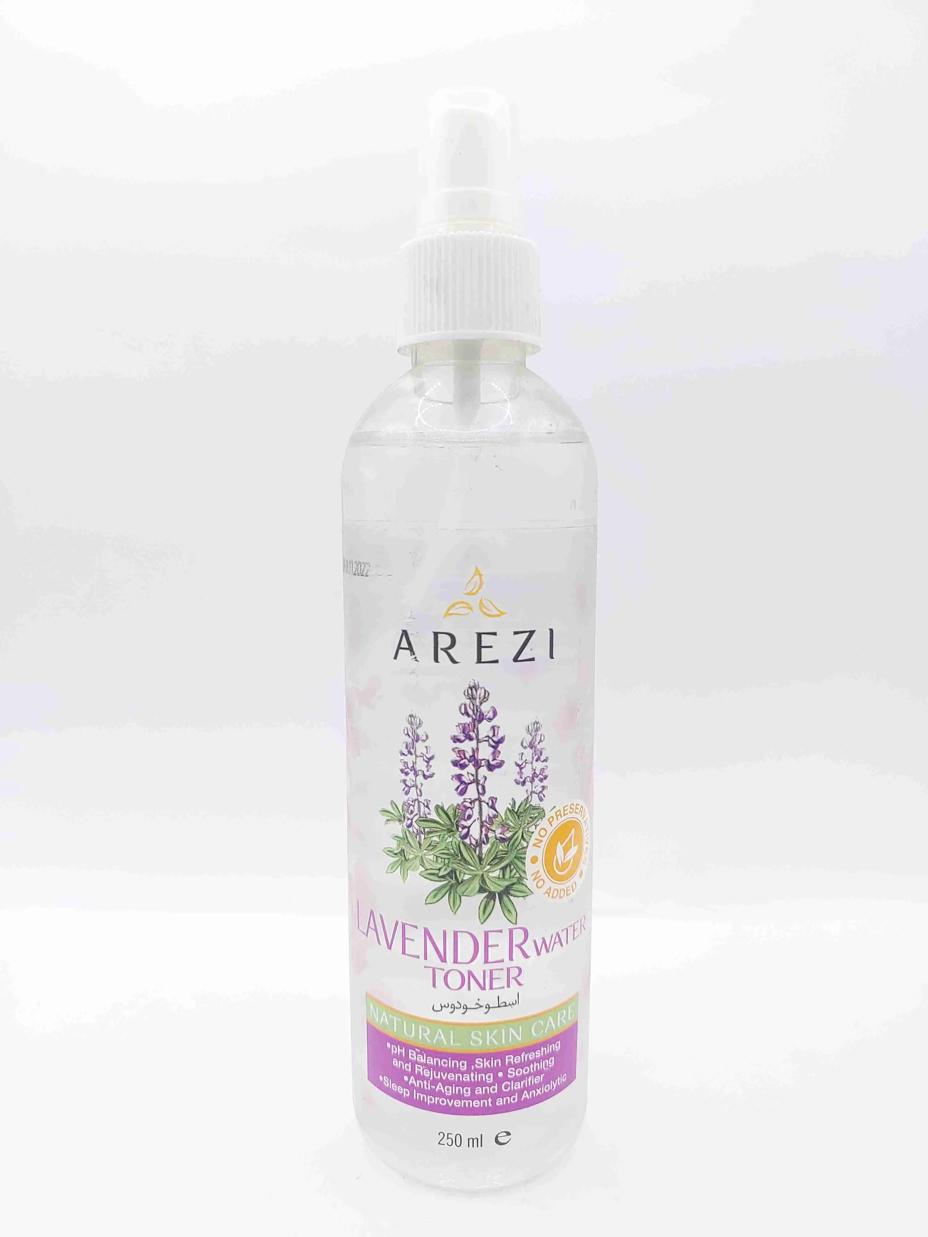 تونر صورت با پایه آب اسطوخودوس (Lavender Water Toner) عارضی (Arezi)