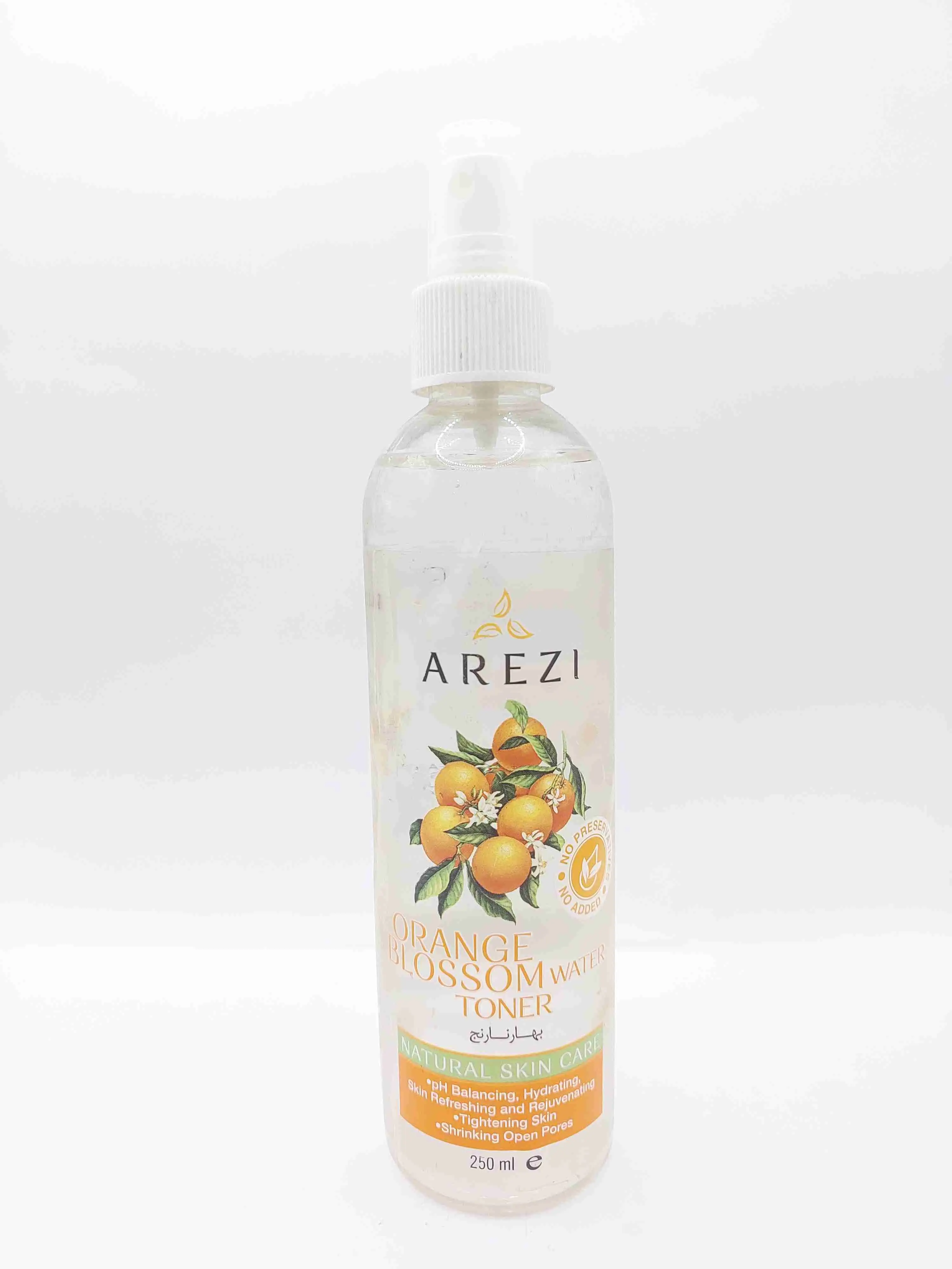 تونر صورت با پایه آب گل بهار نارنج عارضی (Arezi)