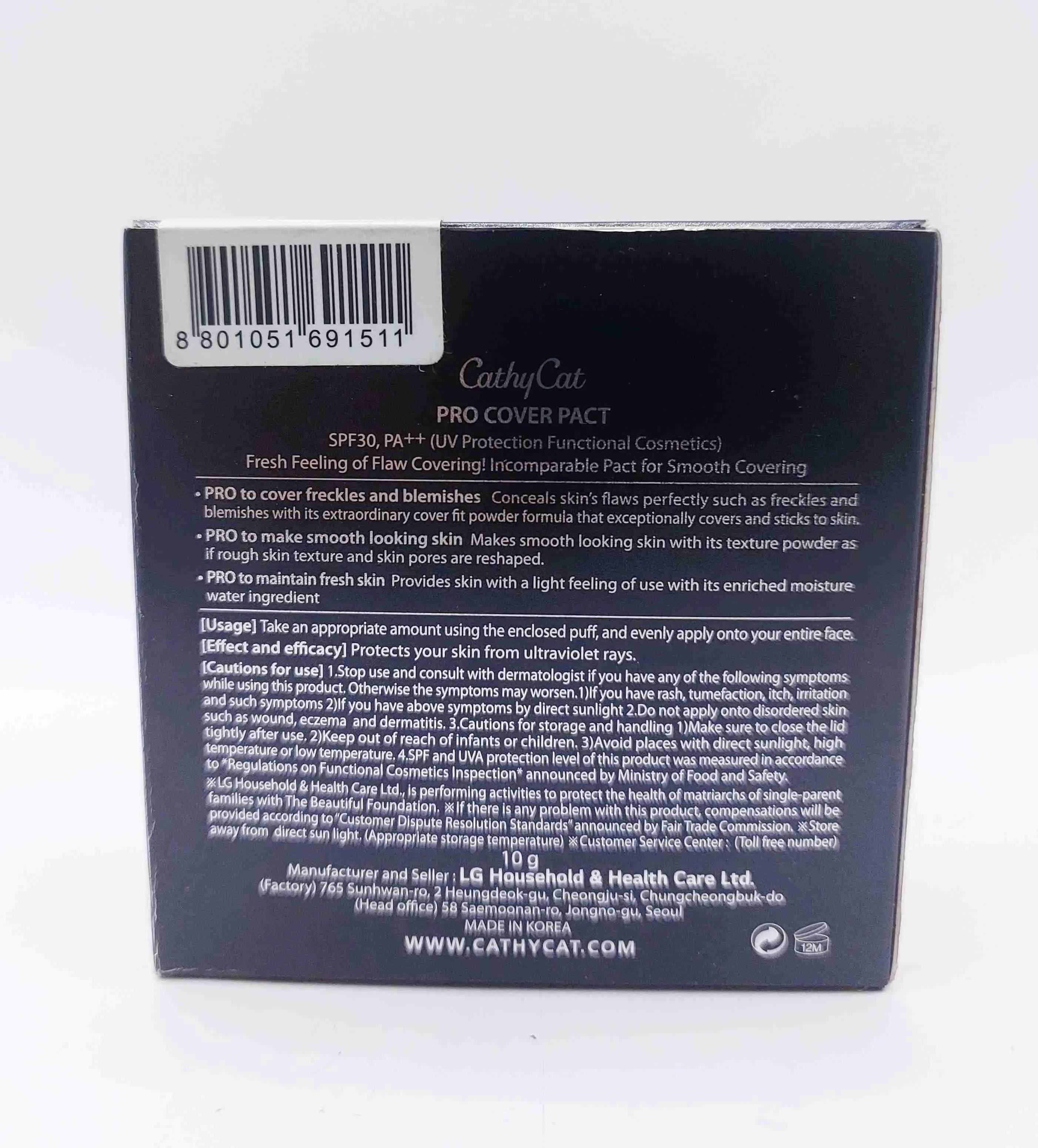 پنکیک فشرده دبل کتی کت 27 "Pro Cover Pact" از برند "Cathy Cat"