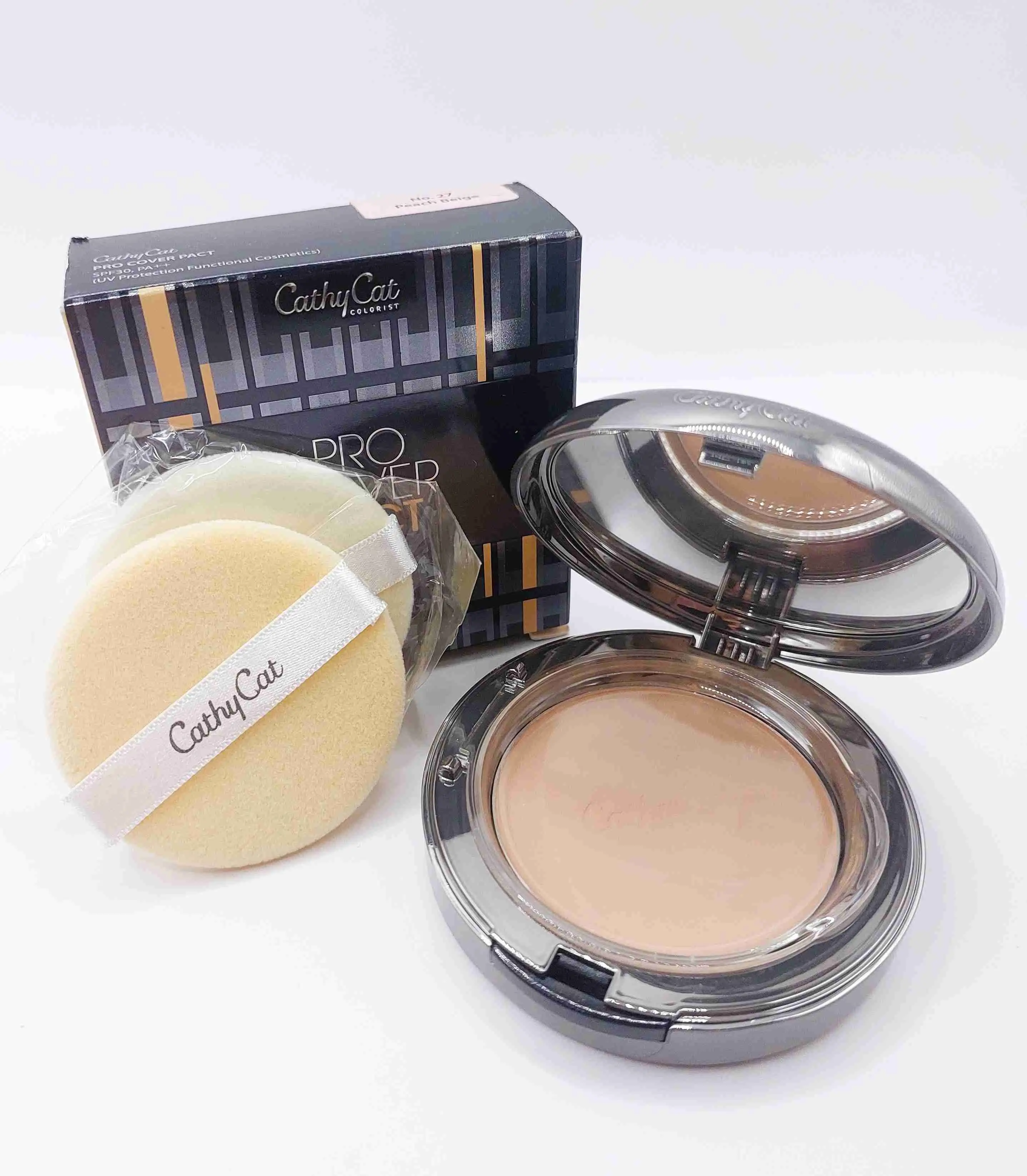 پنکیک فشرده دبل کتی کت 27 "Pro Cover Pact" از برند "Cathy Cat"
