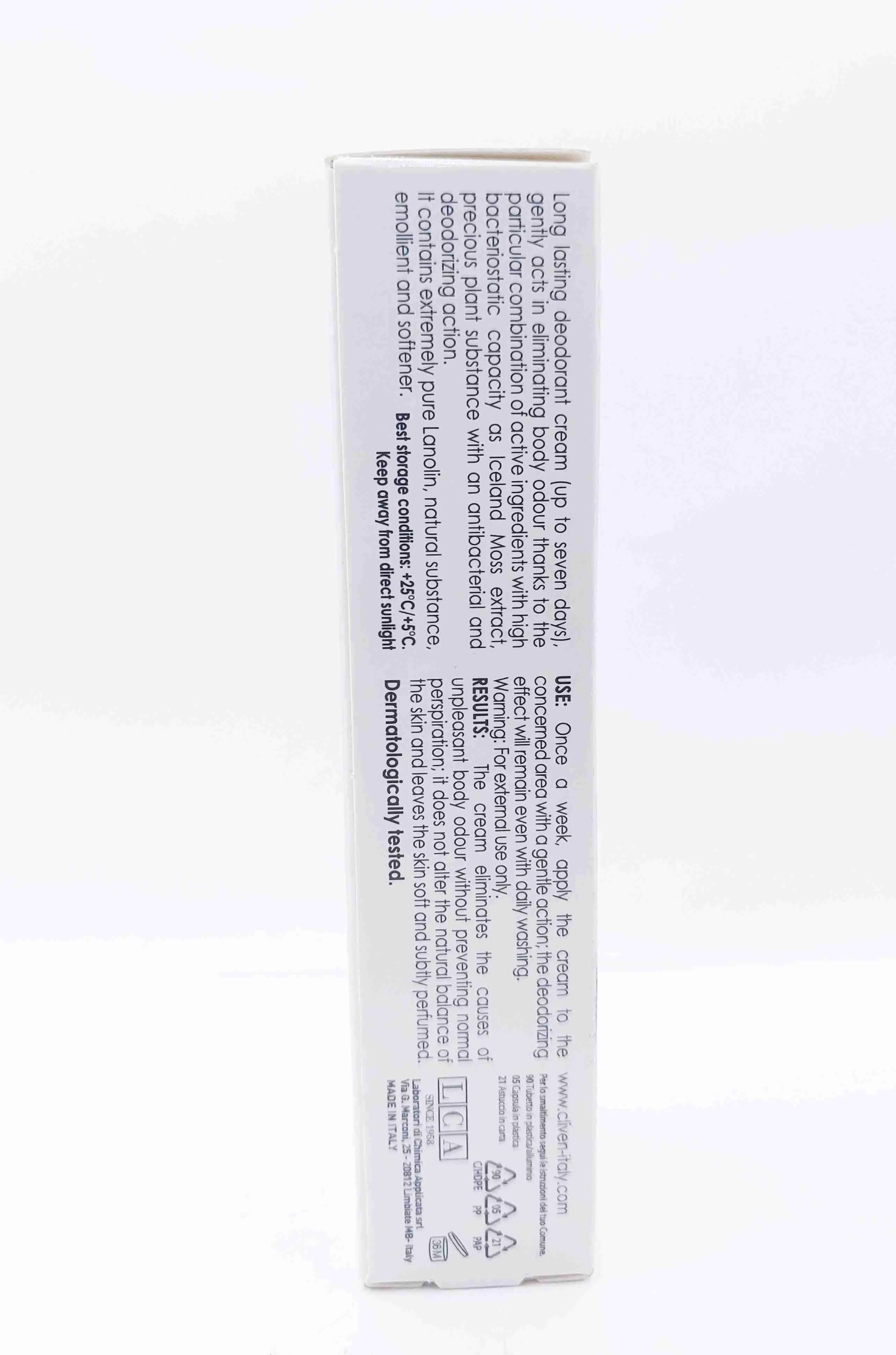 مام کرمی دئودورانت 7 روزه کلیون Cliven Crema Deodorante 